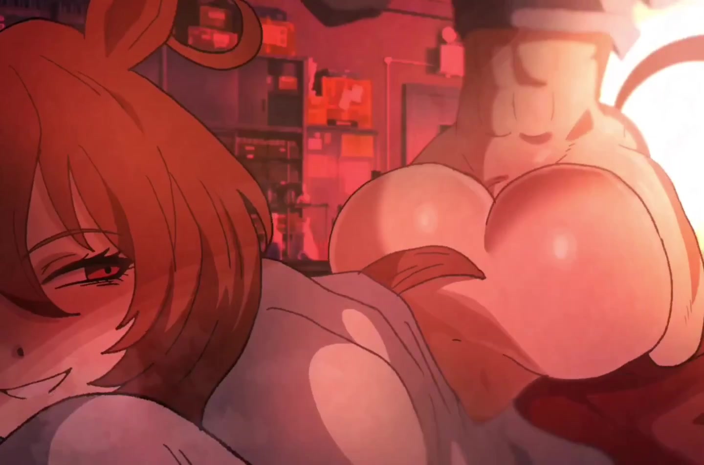 Colegiala futanari entrenada por tentáculos