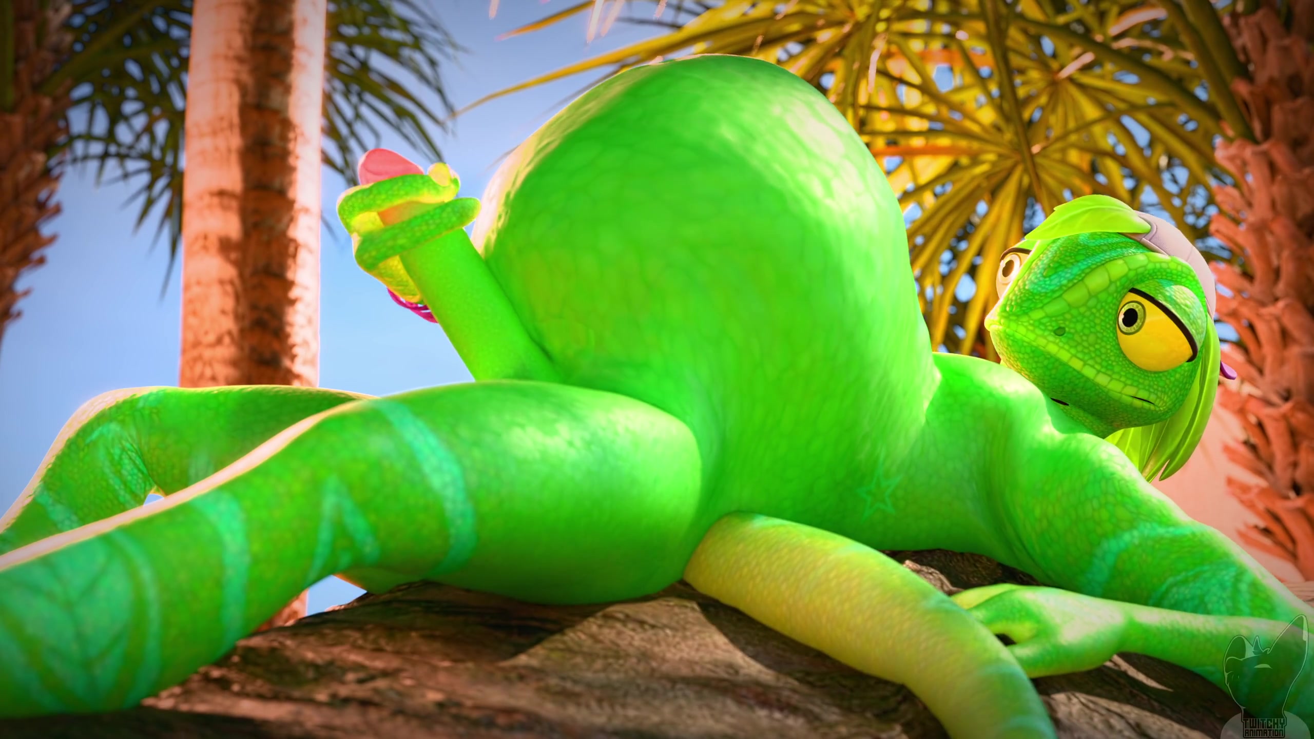 étudiante futanari en scène tentacule érotique post-vorare