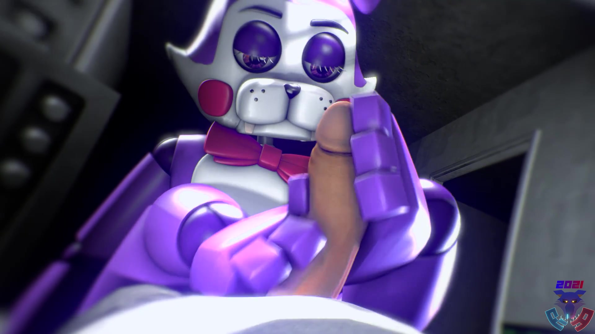 辛迪进行调皮的足交