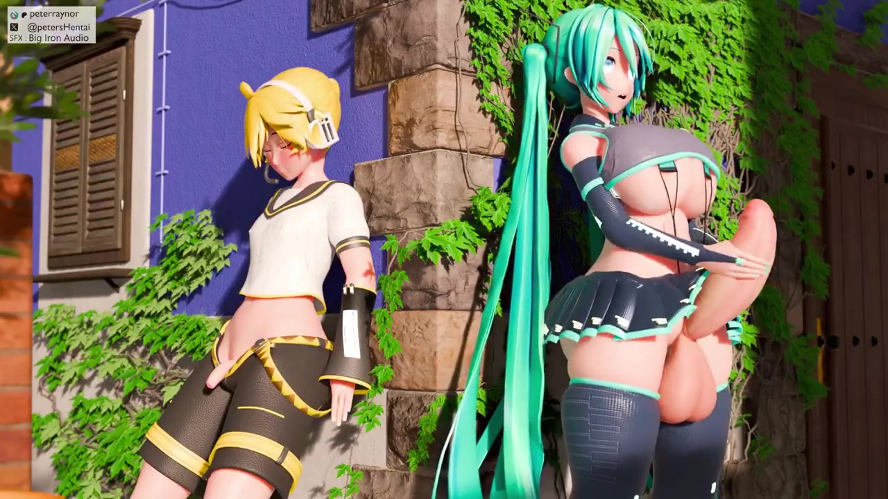 Miku femboy travieso follado