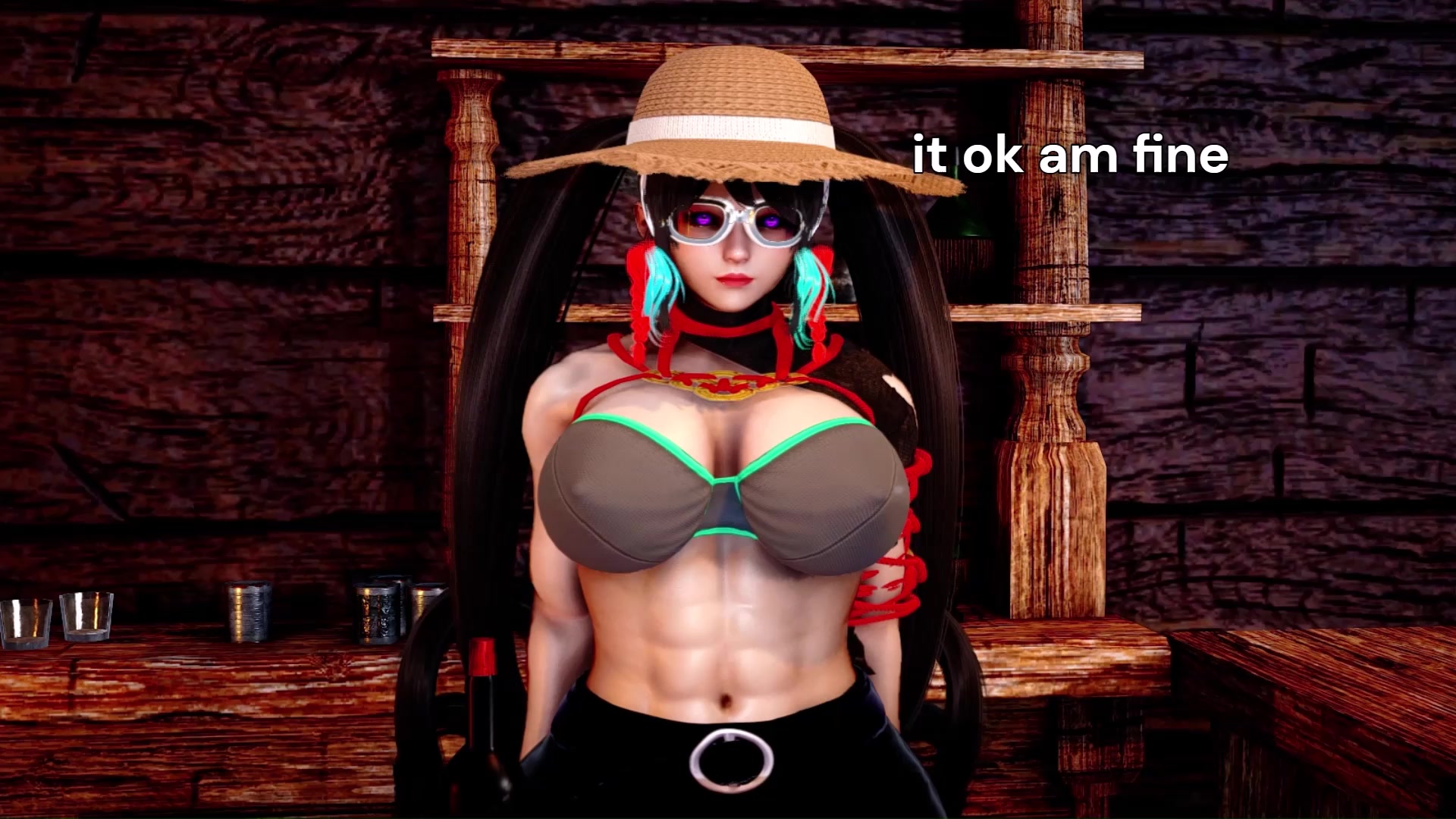 Colega tentáculo futanari erótica para a cadeia