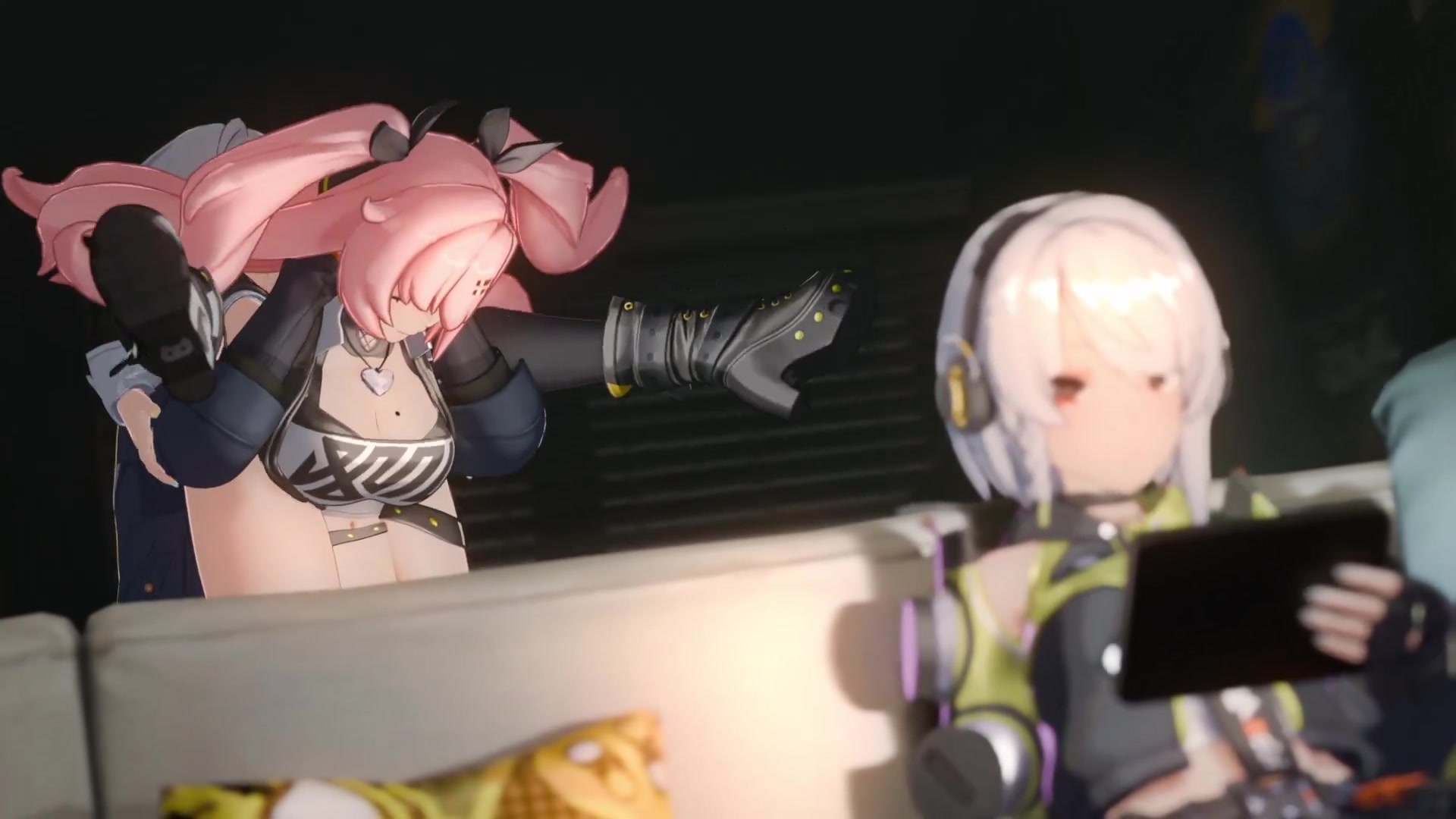 Escena hentai relajante con anby