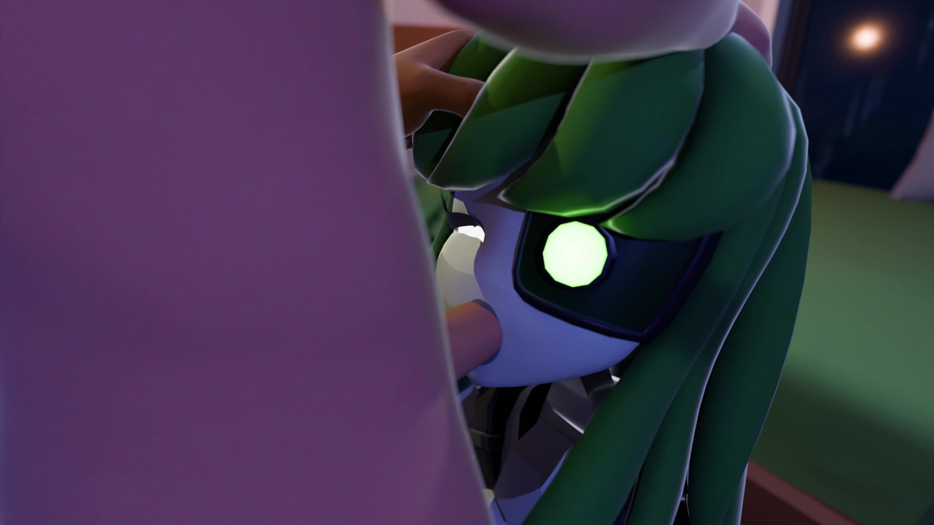 Rencontre érotique entre écolière tentacule et futanari