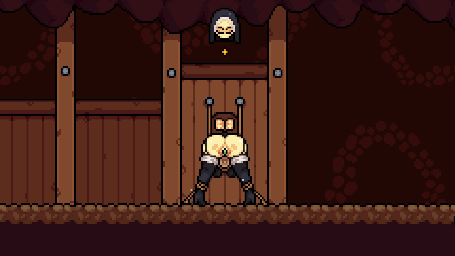 развратный секс монахини в гноблиньем гнезде