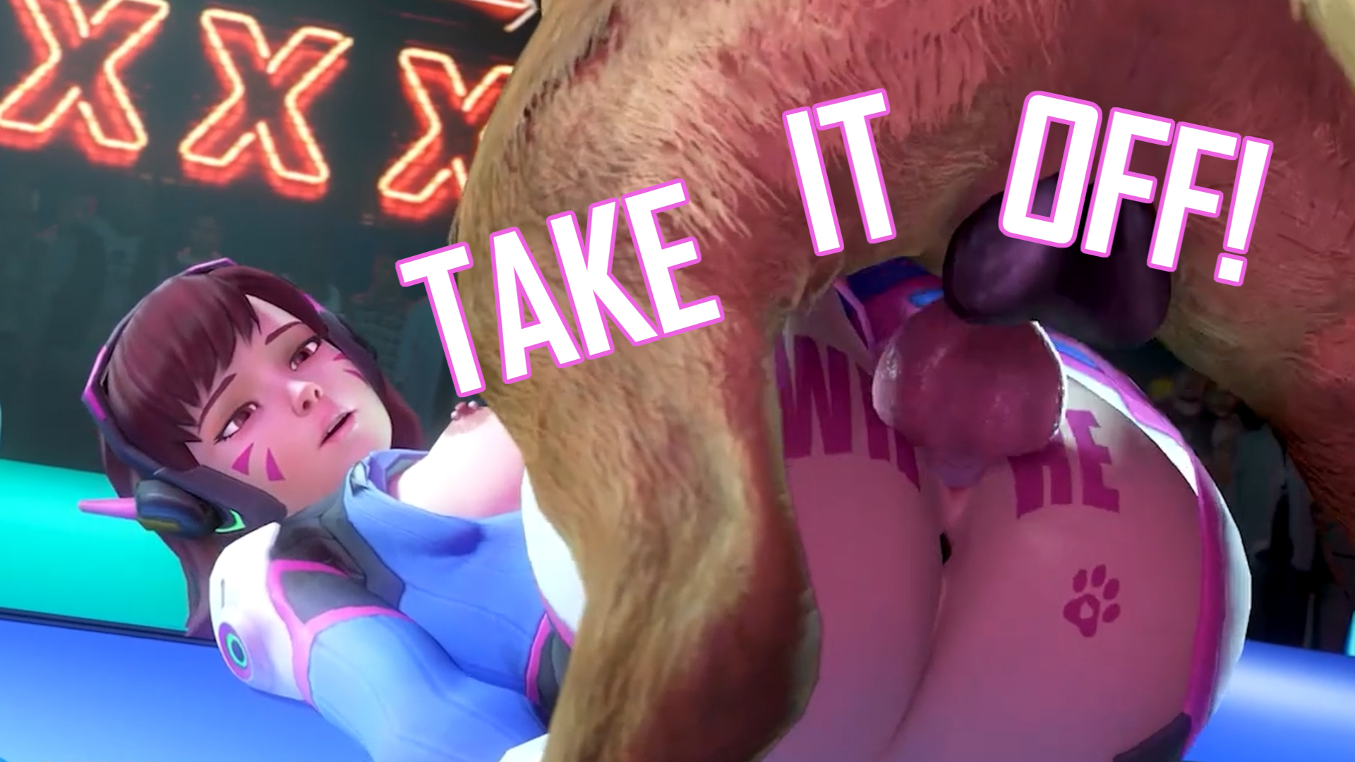 школьницы-любительницы собак раздеваются