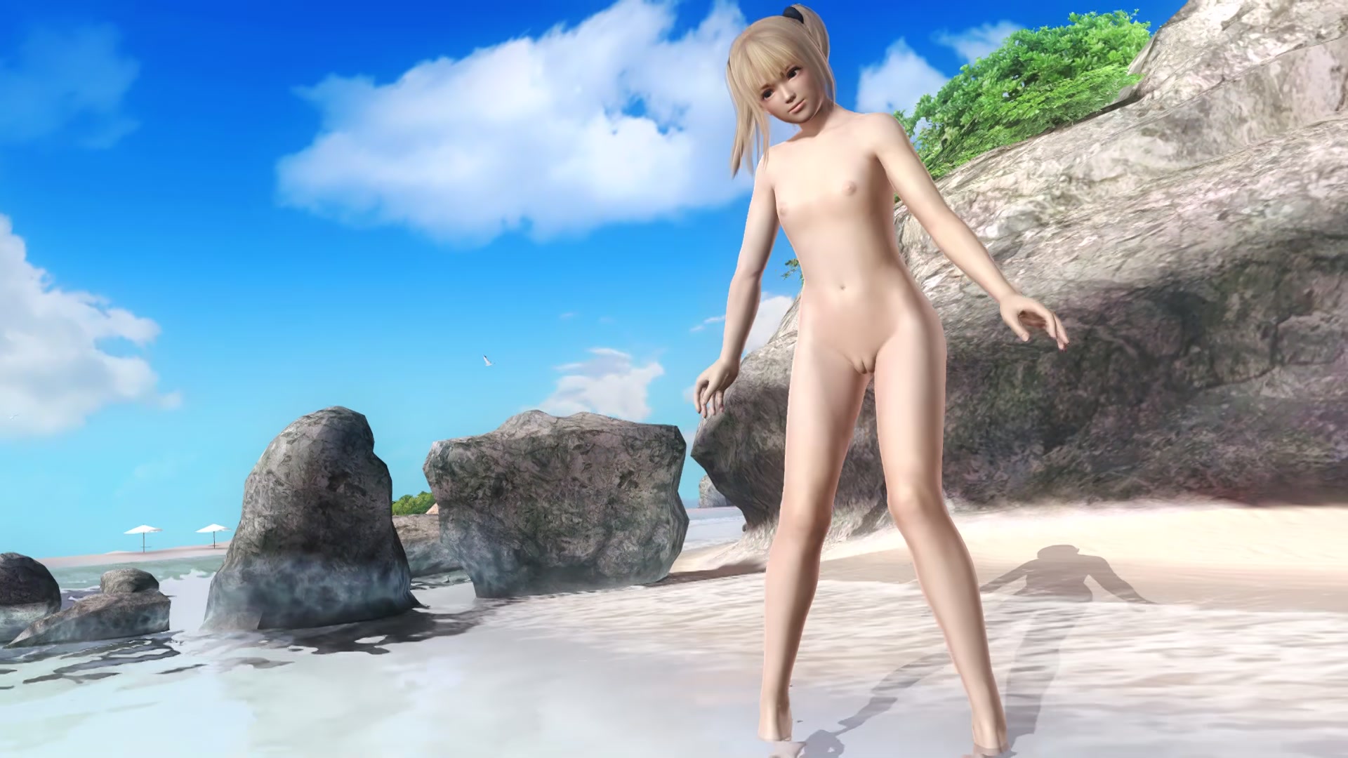 Marie juguetona en escena tonta de doa5lr