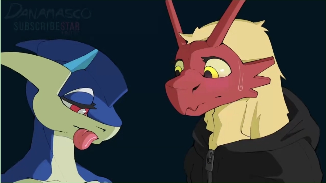 блазикен и гренинья школа щупальца фута эччи