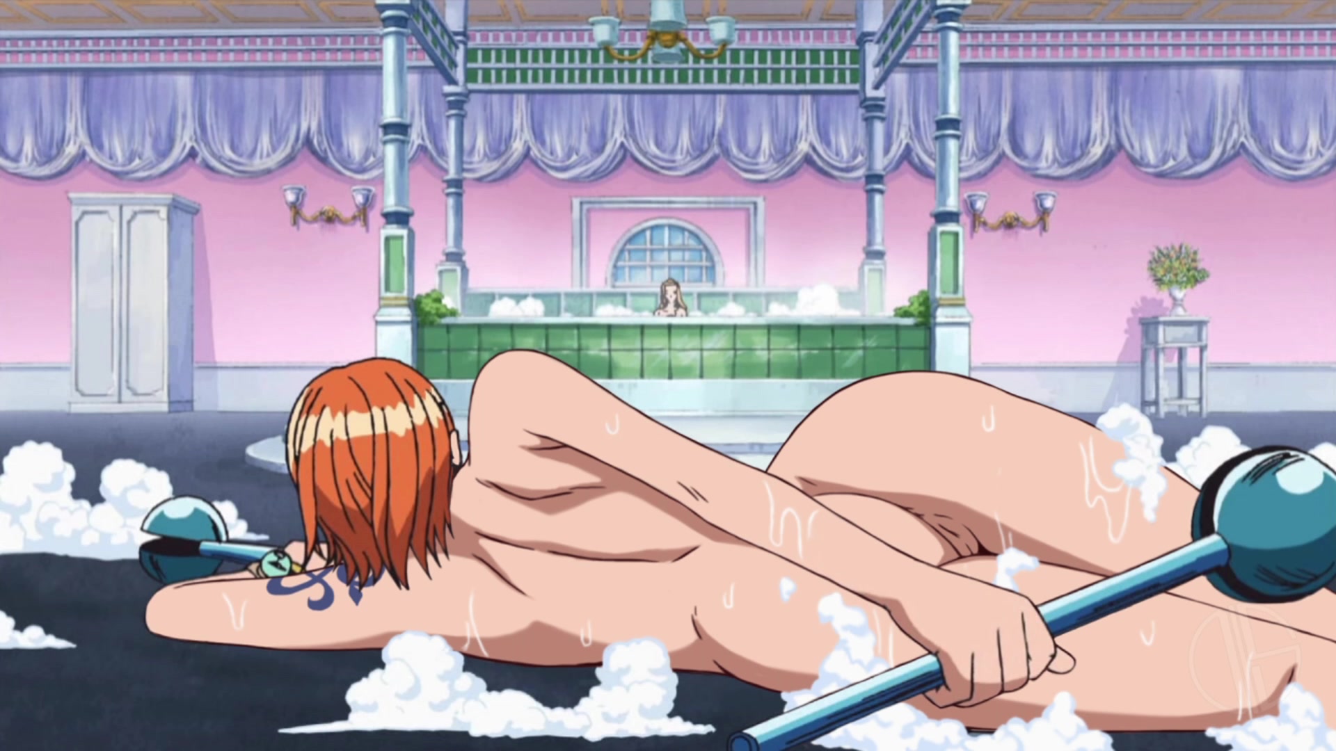 шаловливая школьница нами скользит на щупальце-футе