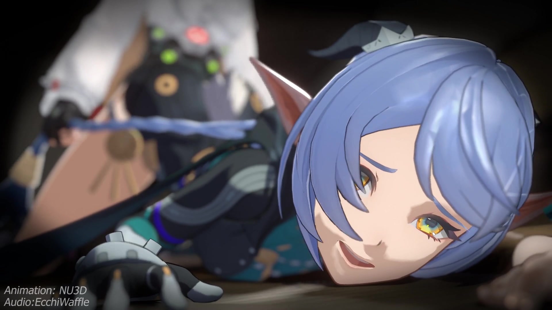 Lucia futa alice a cuatro patas