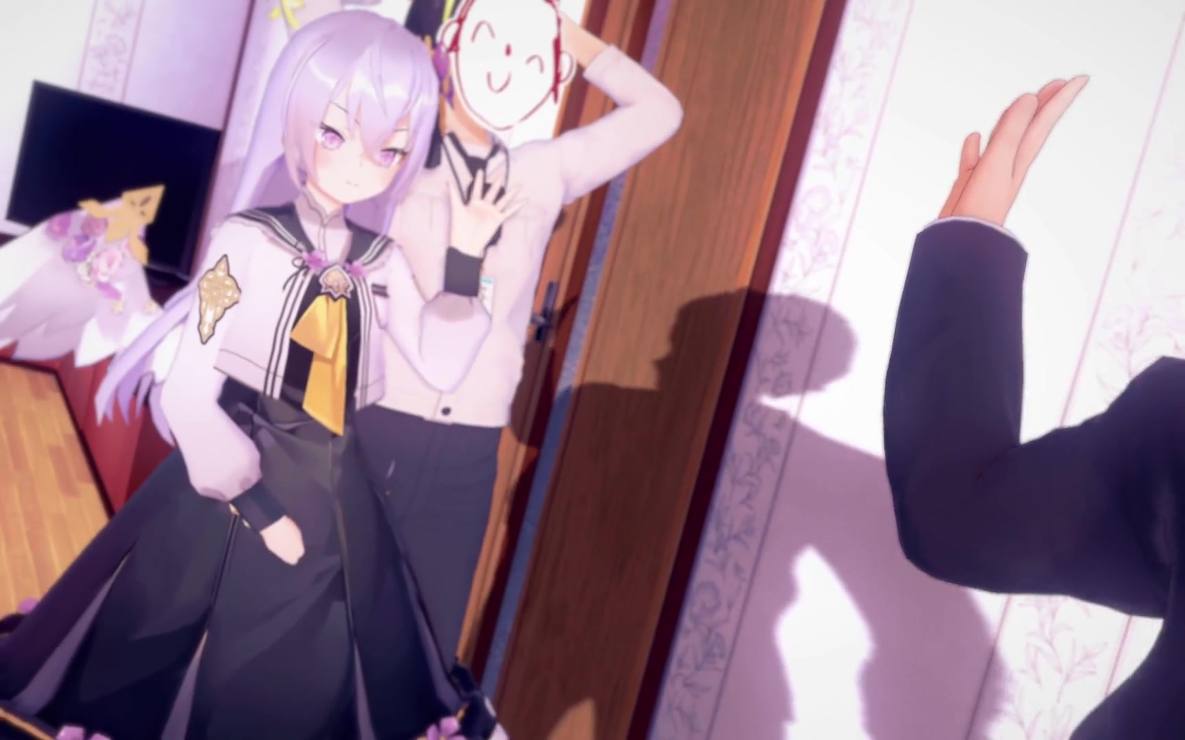 Blue archive сирасу адзуса фута школьница щупальца эччи