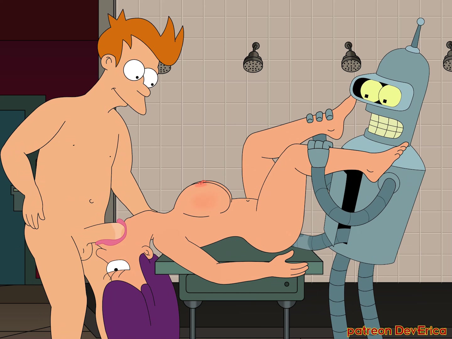 горячая футанари-оргия с фраем, лилой и бендером