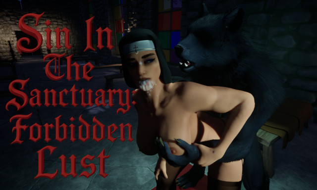 Pecado del santuario: lujuria 3d prohibida de la monja-loba