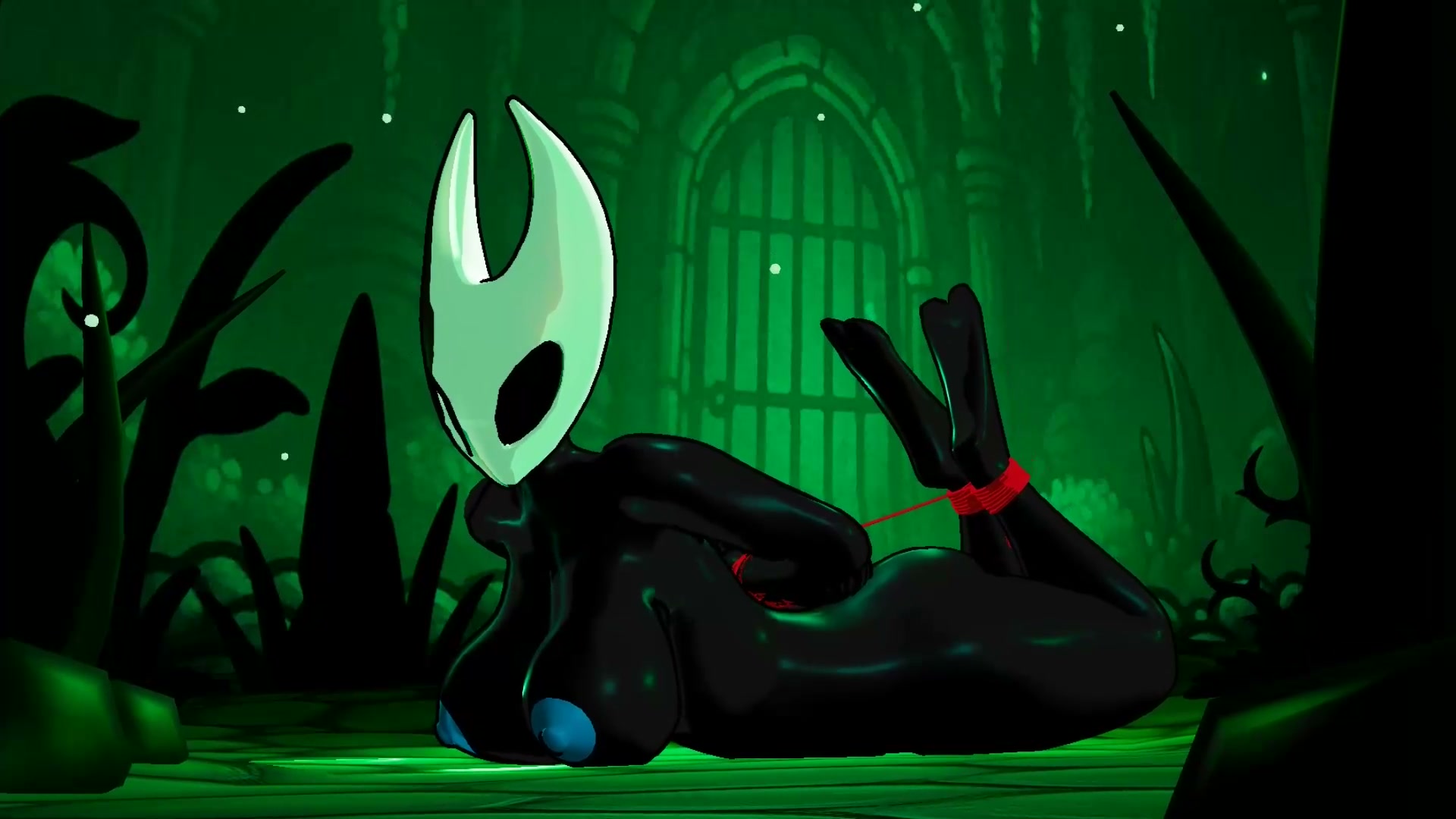 борьба школьницы-футы, связанной щупальцами