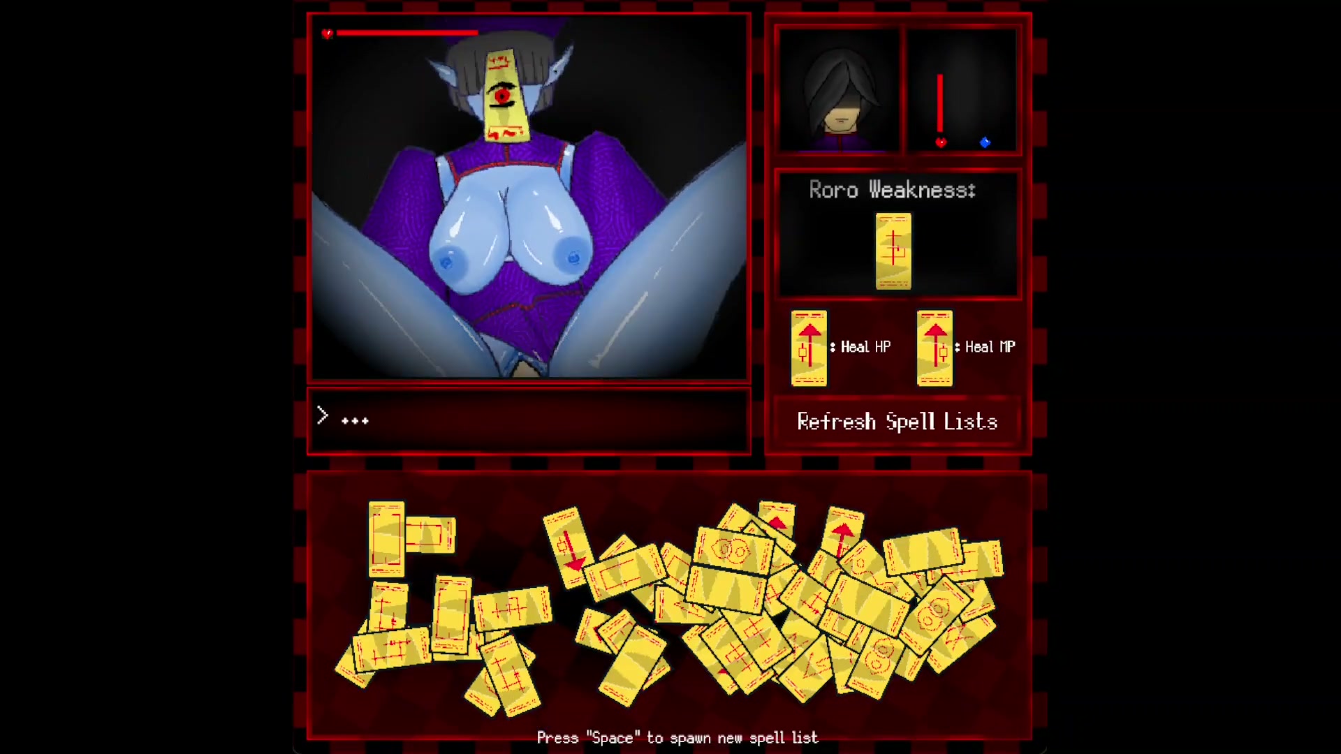 запретная техника щупалец-футанари школьницы роро