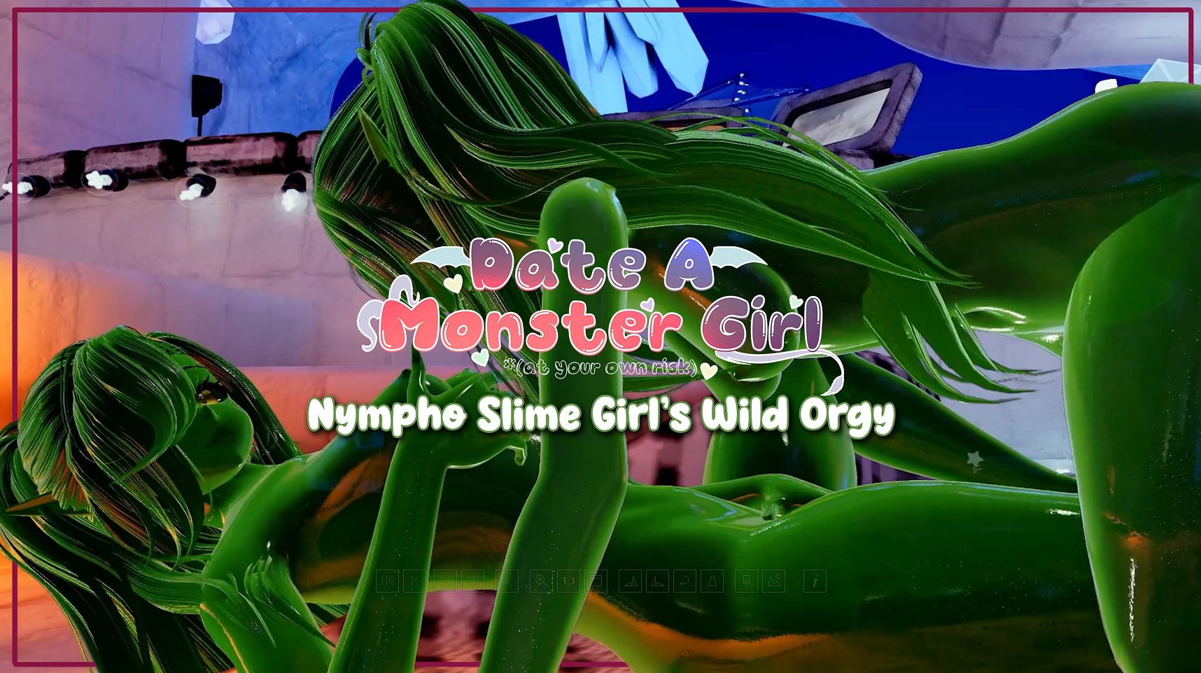 Orgía salvaje con chica slime ninfómana