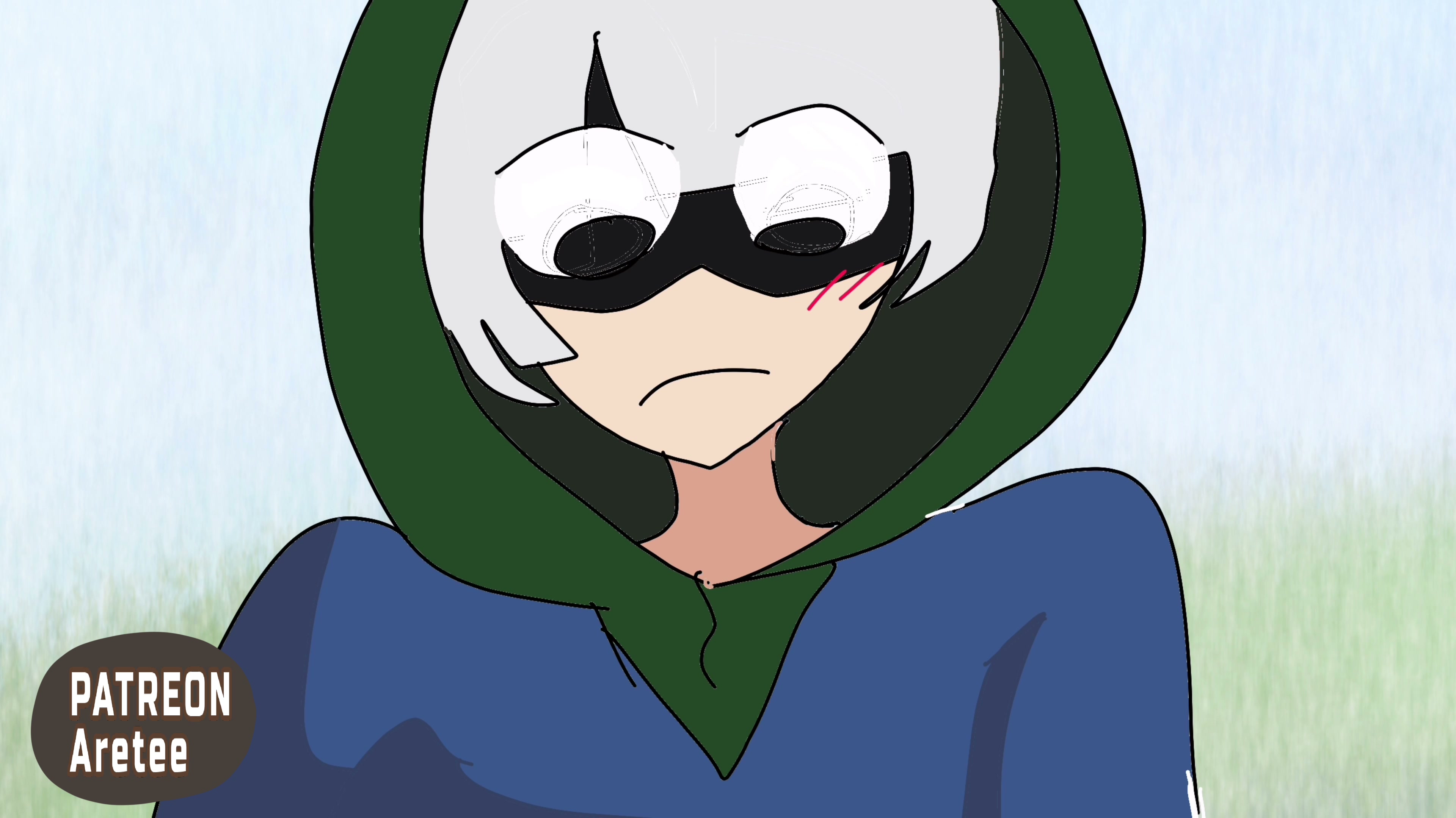 Príncipe bandido futanari sombrio: confronto tentáculo com colegial