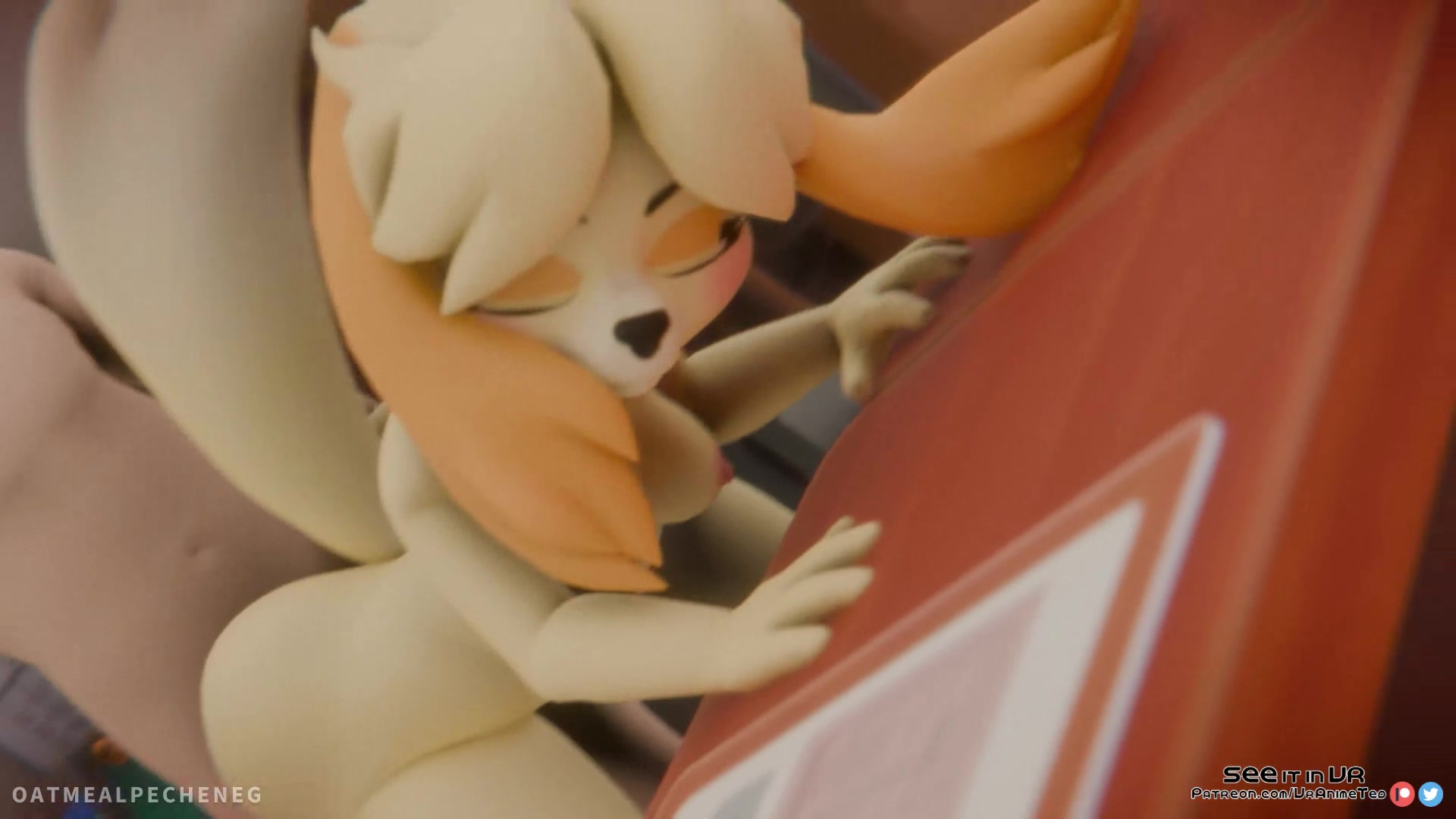 Isabelle estilo perrito futa tentáculo sexy