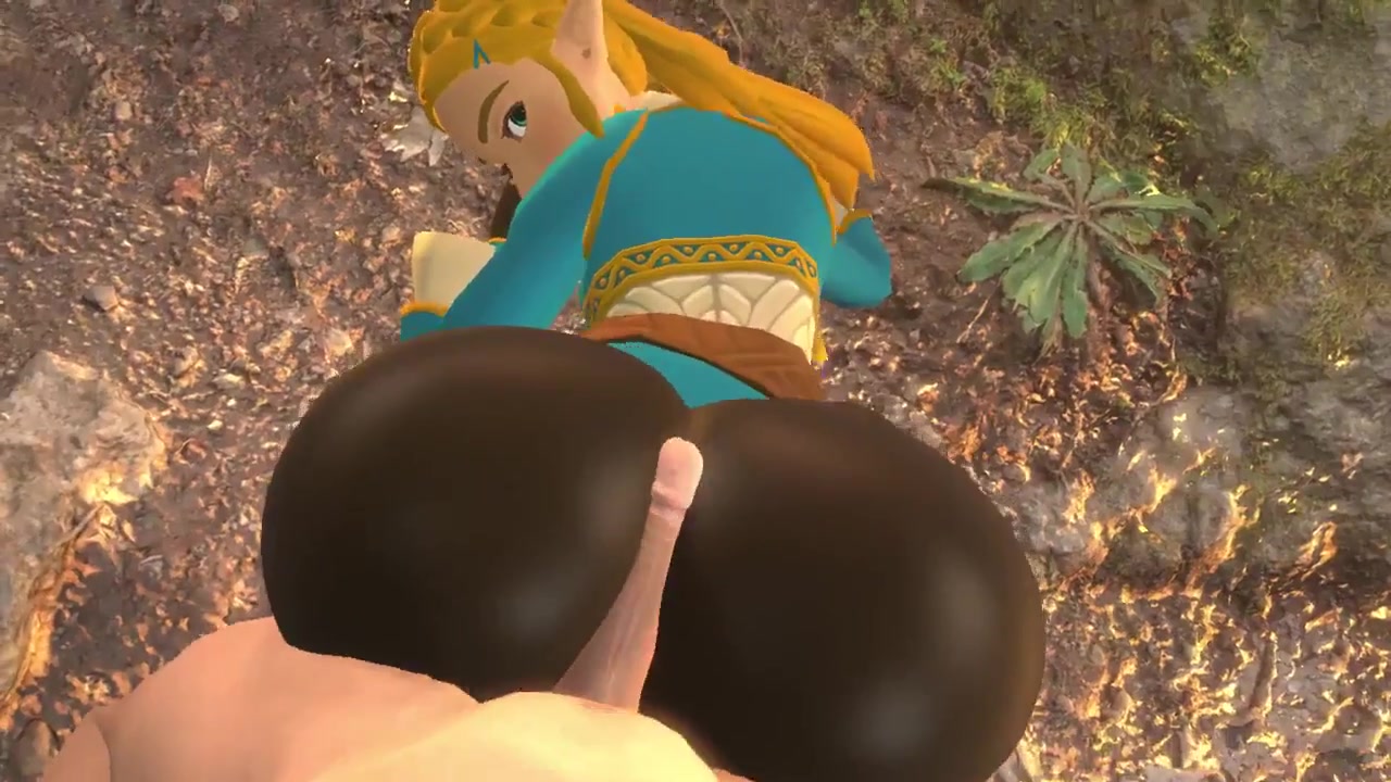 Zelda traviesa con corrida entre nalgas [jinouga97]