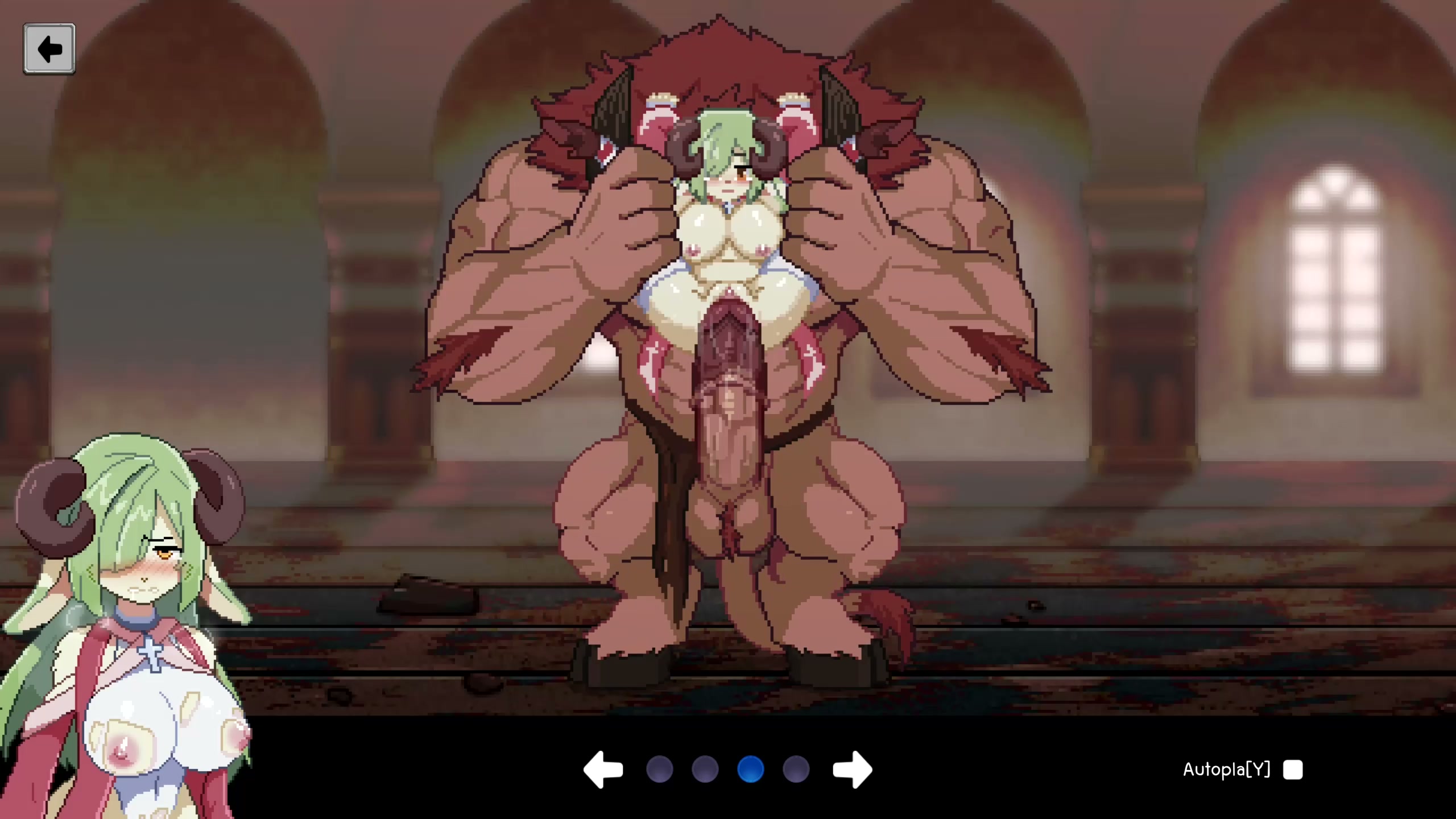 Begegnung der lustvollen priesterin mit dem minotaurus