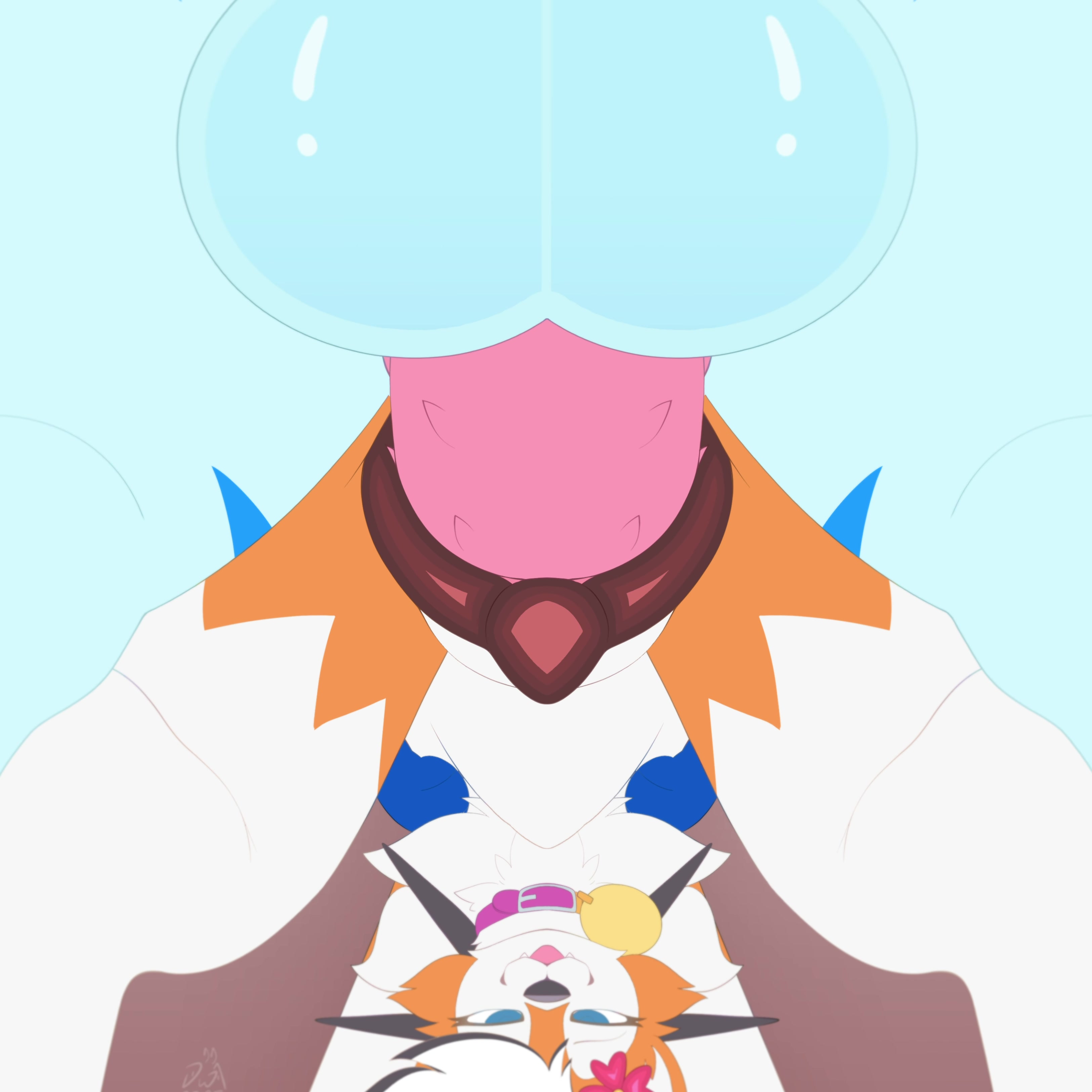 лайканрок в стиле собаки эччи