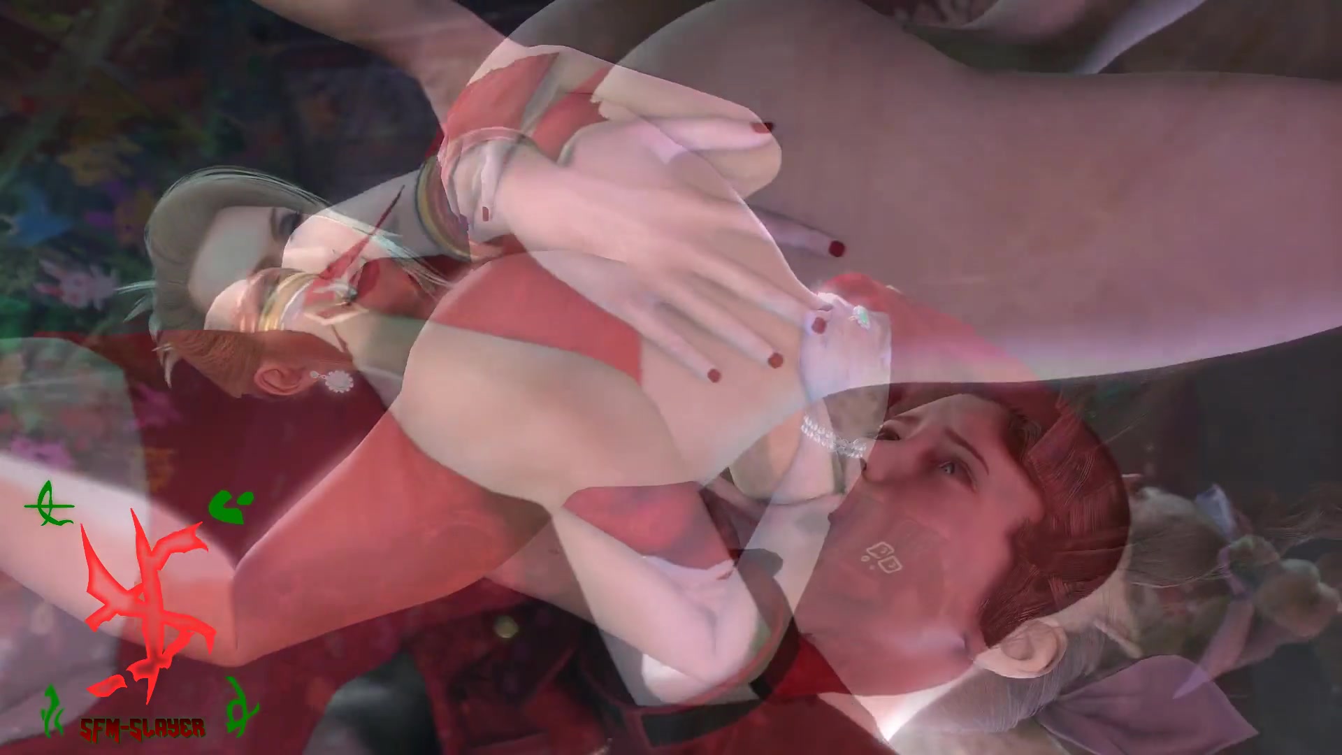 Scarlet et aerith futanari tentacules érotiques