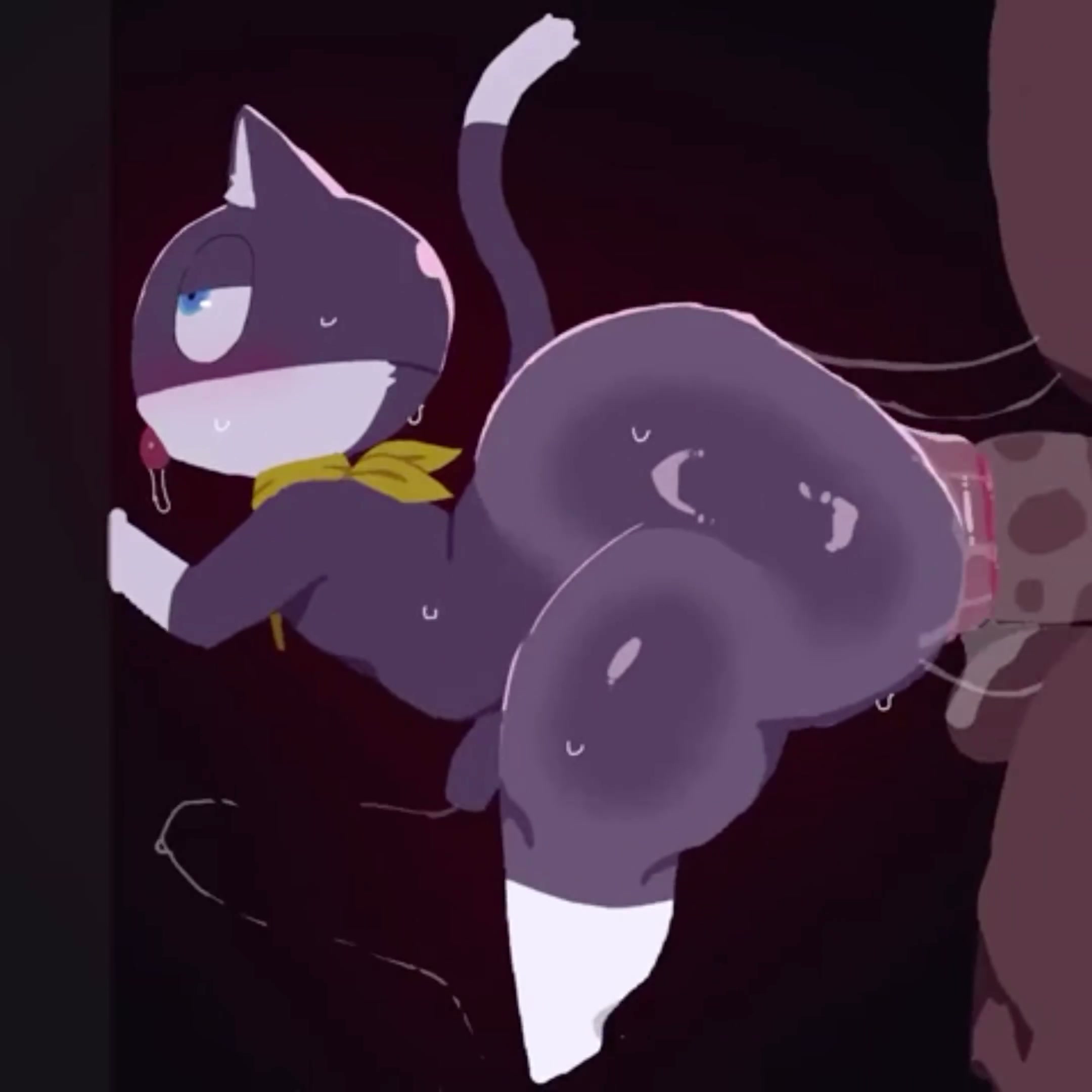 горячая школьница-футанари морган с анальным щупальцем