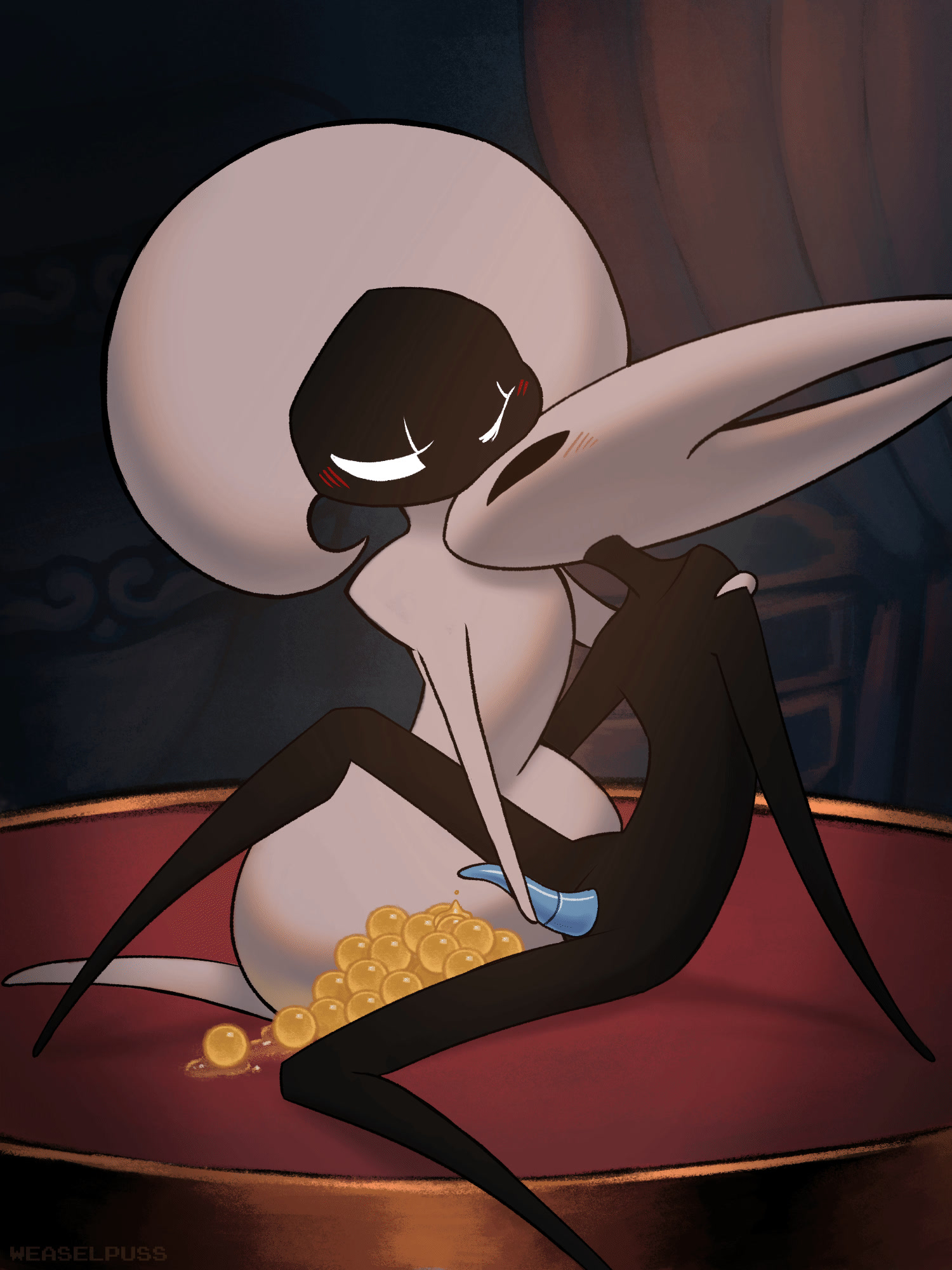 बिच्छू की अंडे देना वीज़ल बिल्ली में