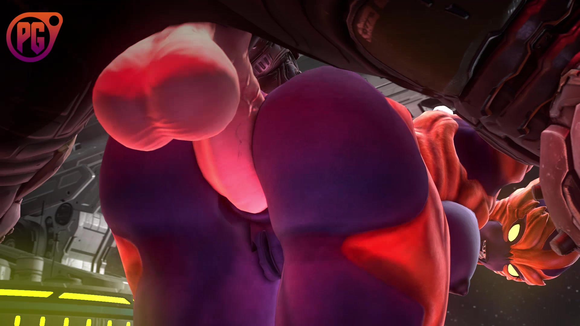 демоническая анимация: школьница-футанари с щупальцами эччи