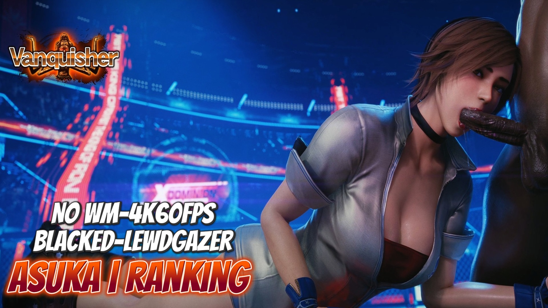 4k60fps черная распутная смотрительница асука