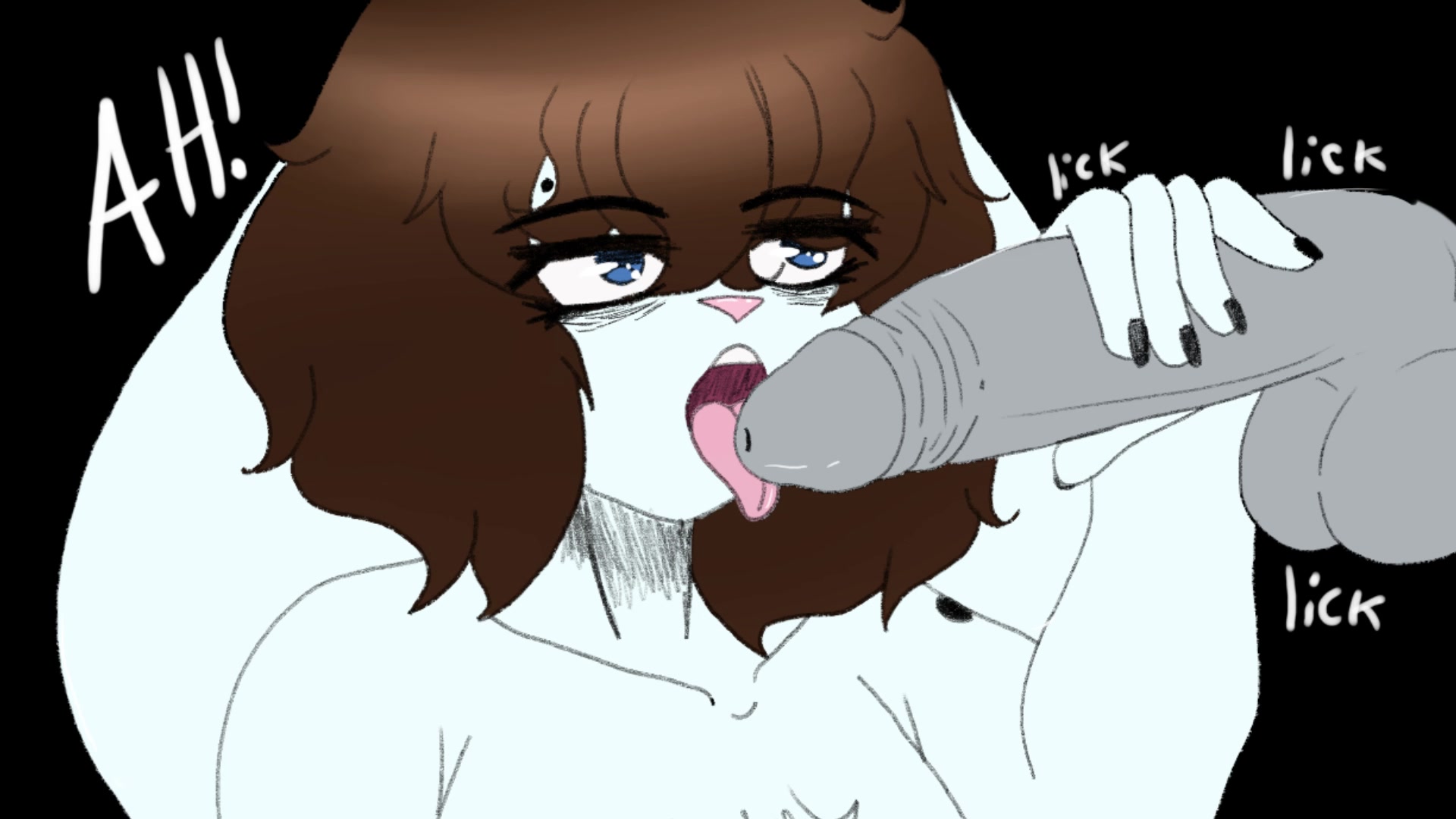 эротическая встреча школьницы с тентаклями и футой