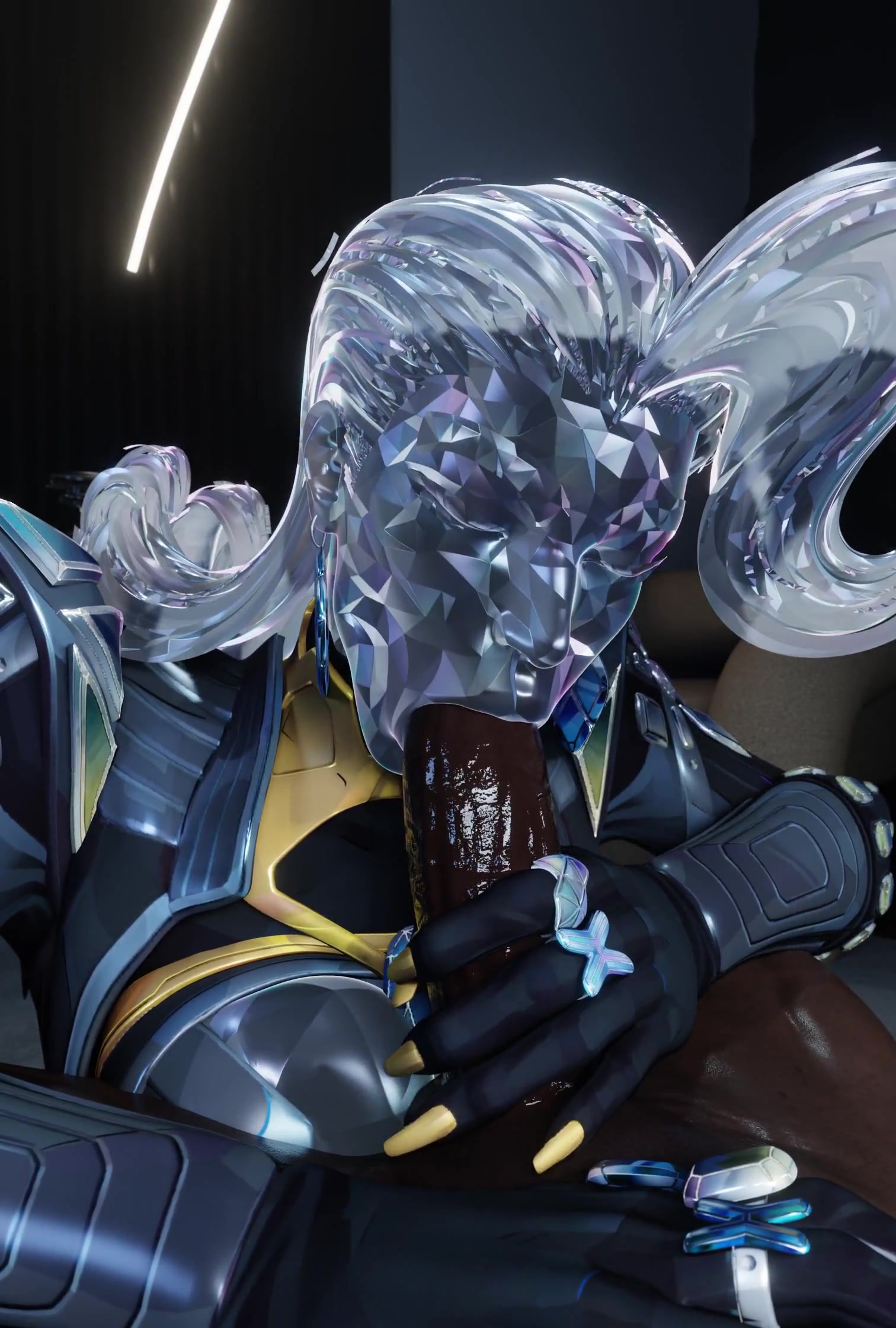 минет 4k60fps от waosart, алмазный иней, blacked