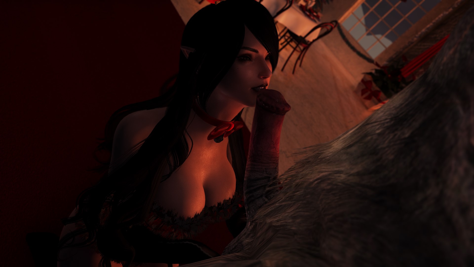 дружелюбная рождественская тентакль футанари селены