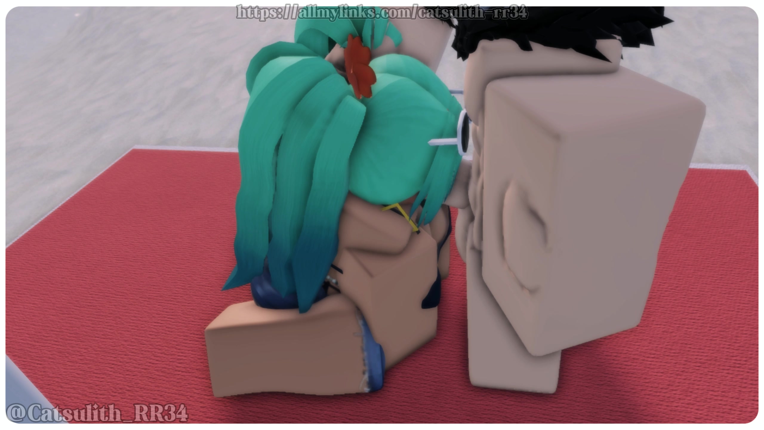 бразильскую мику трахнули на пляже roblox