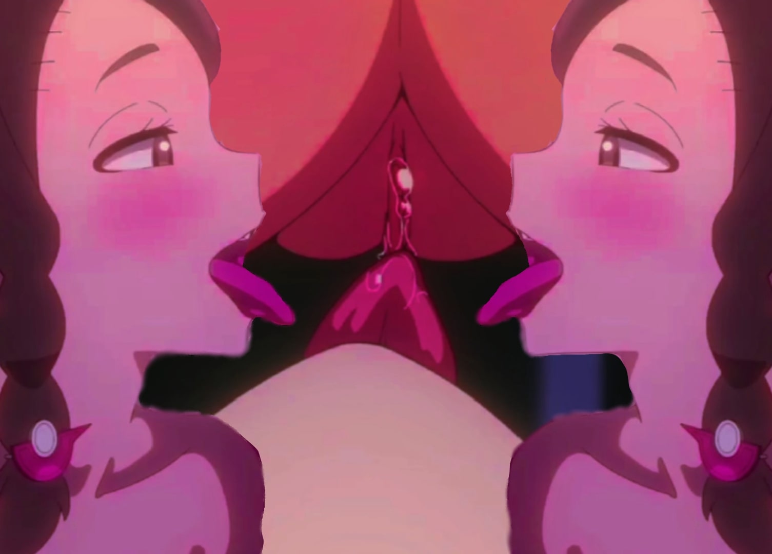 юри-футанари вечеринка с тентаклями и эротикой