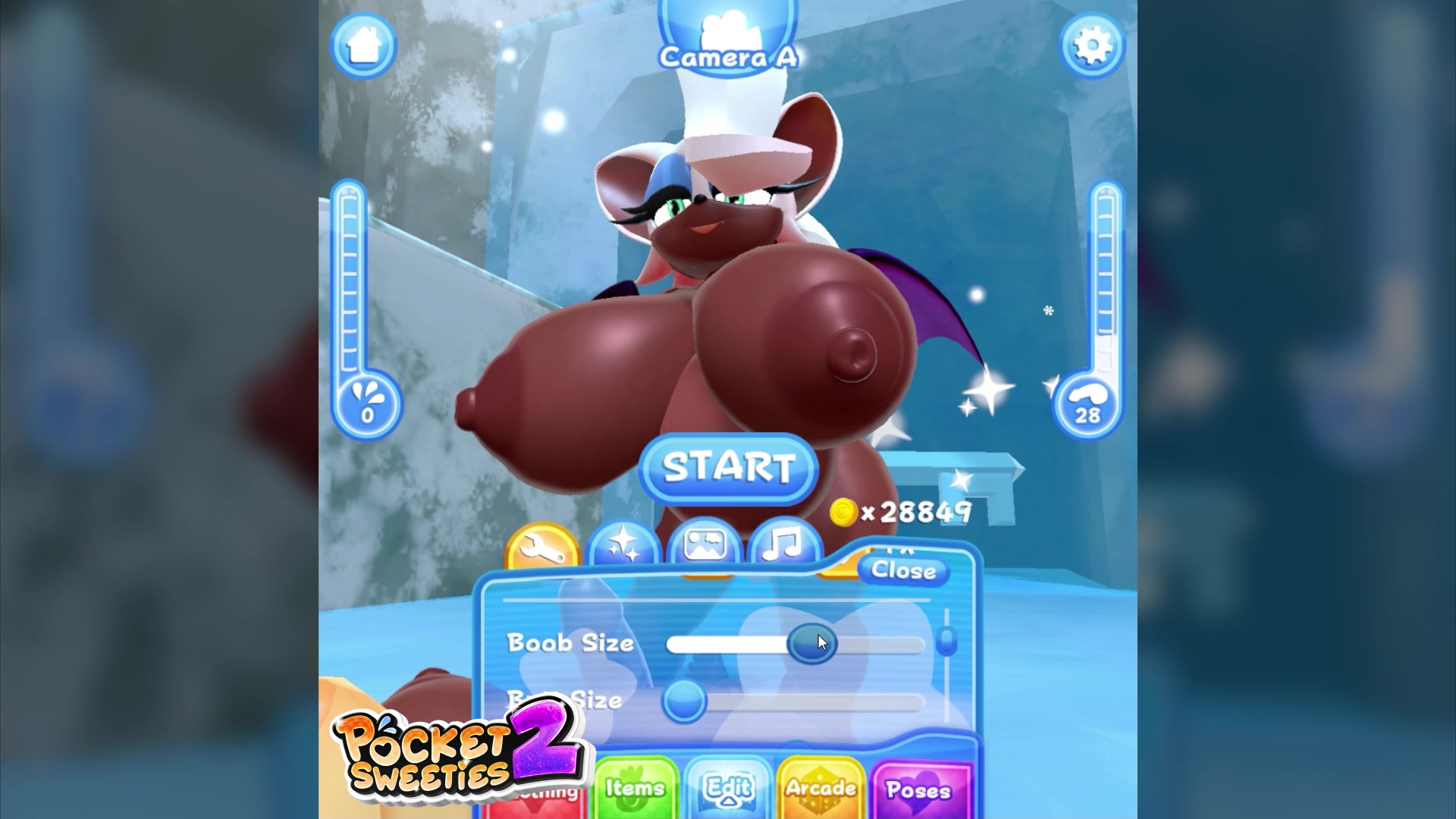 Rouge el murciélago embarazada, futanari y tentáculos