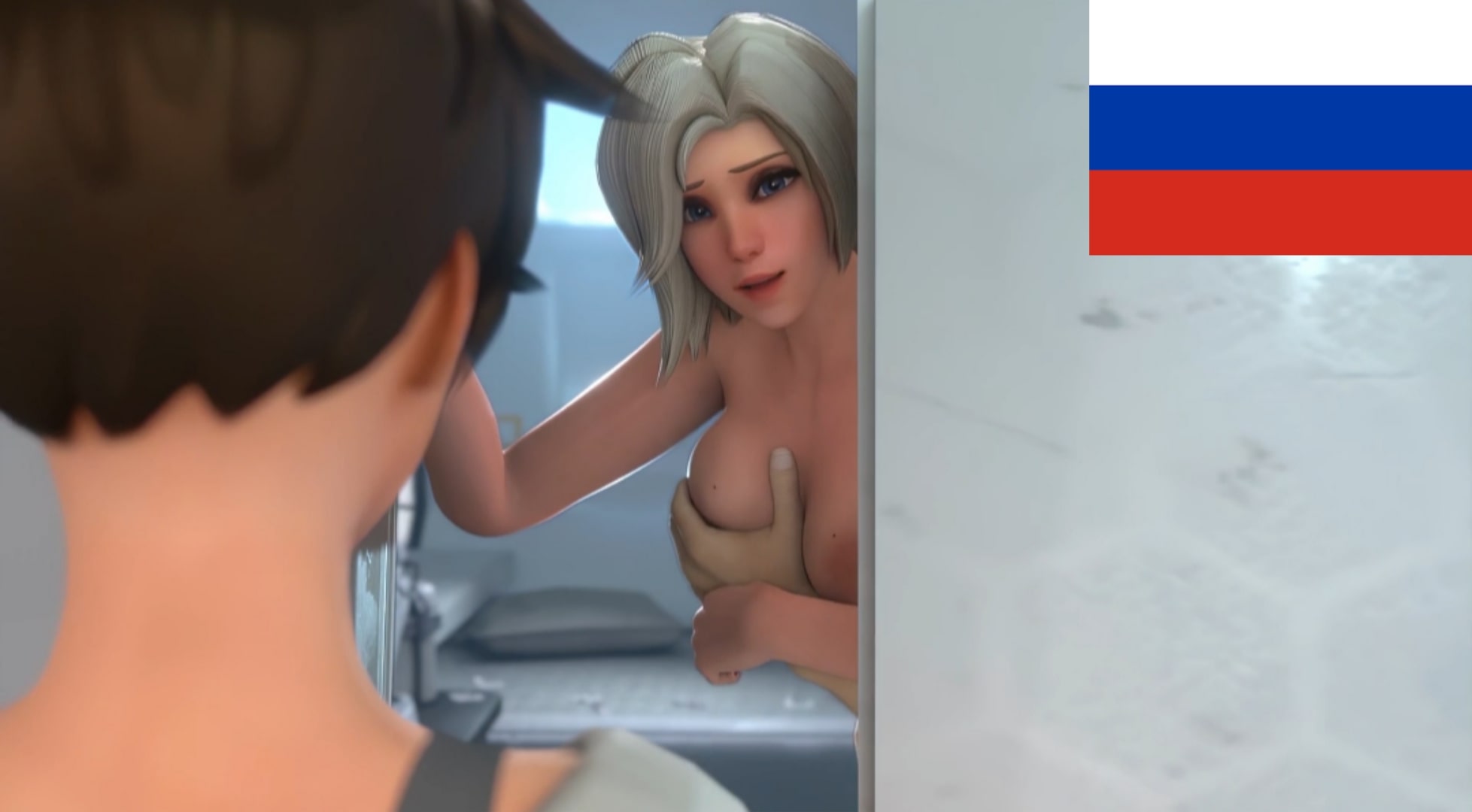 могущественная мерси допрашивает пленника — рус. суб. хентай