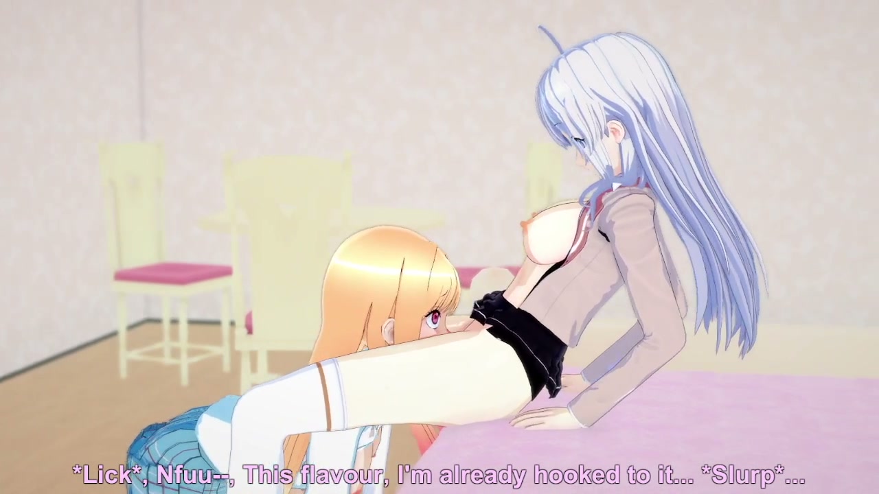 Colegialas lesbianas alya y kitagawa en ecchi futa tentáculos