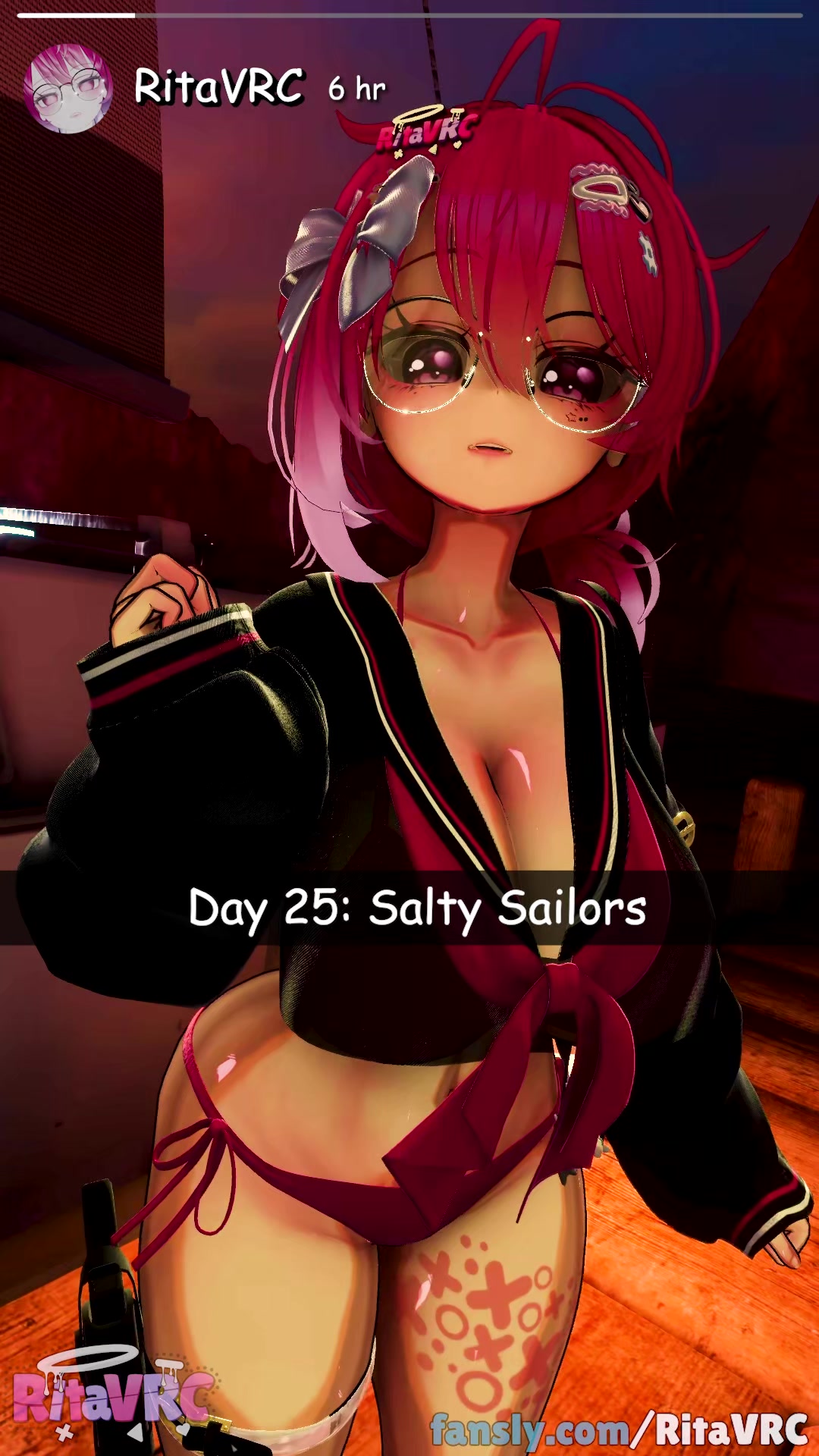 ритаврк справляется с горячими щупальцами футанари эччи