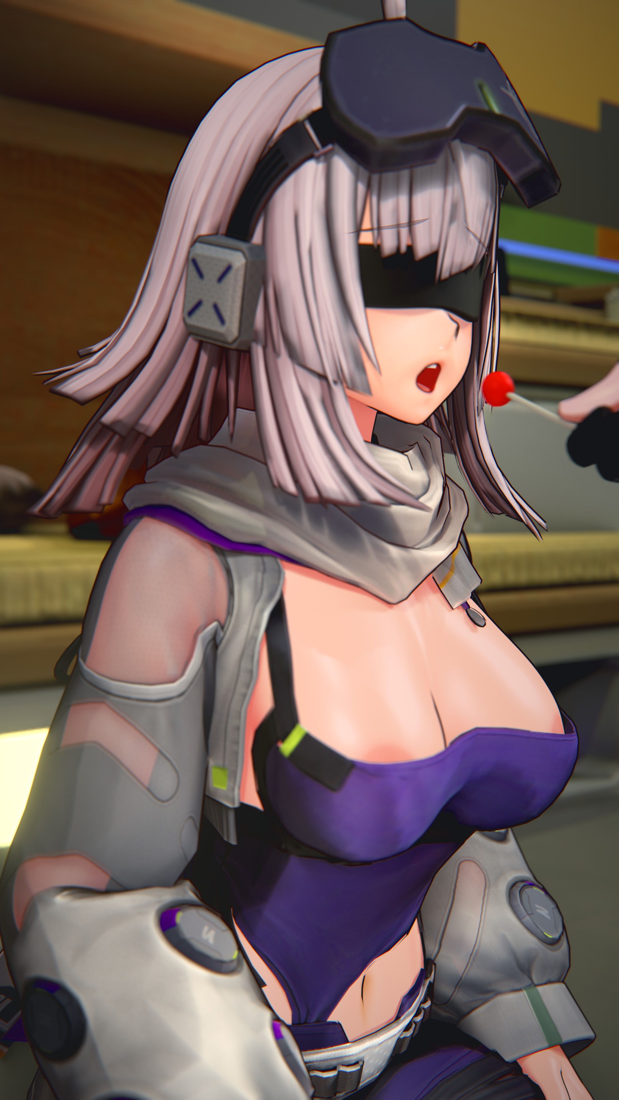 Sabor cego de tentáculos lind: colegial futanari ecchi