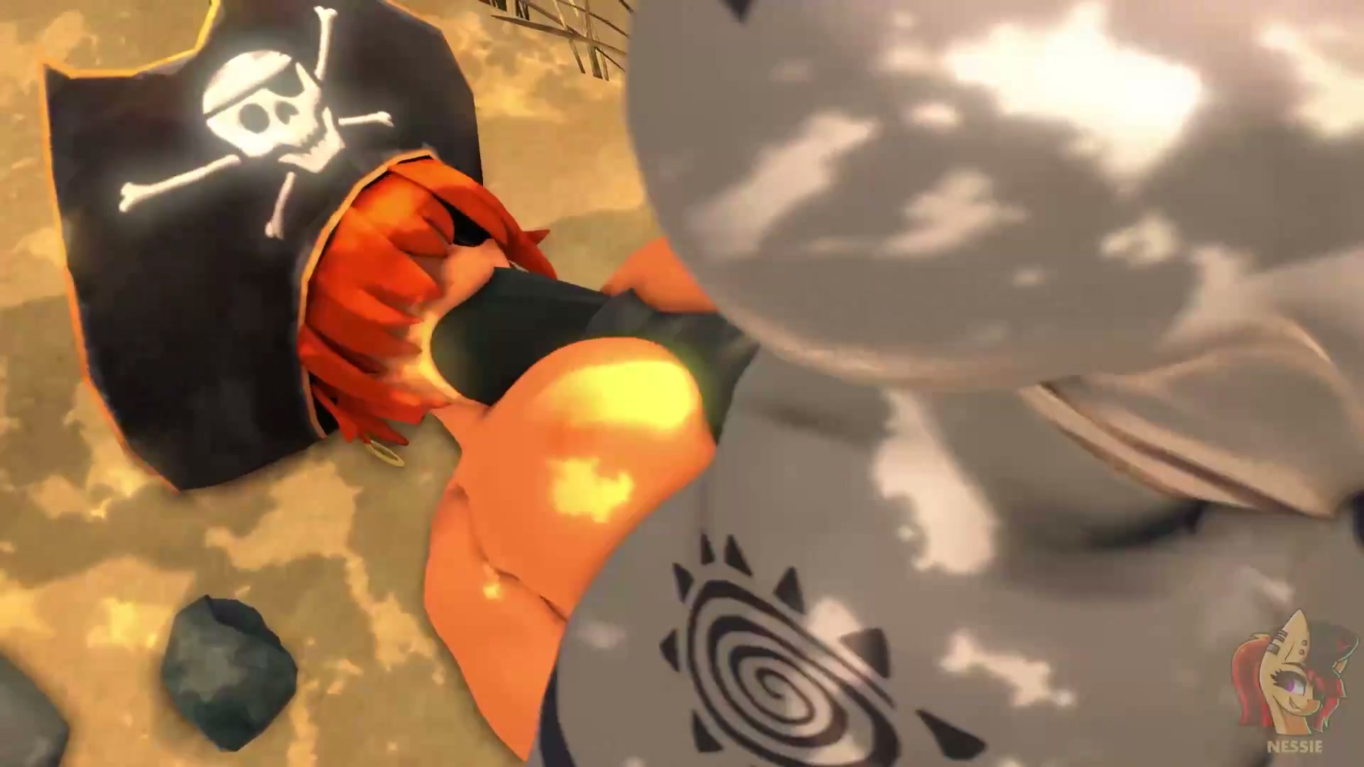 пираты в эверфри: школьница-человеко-каракатица-футанари экчи