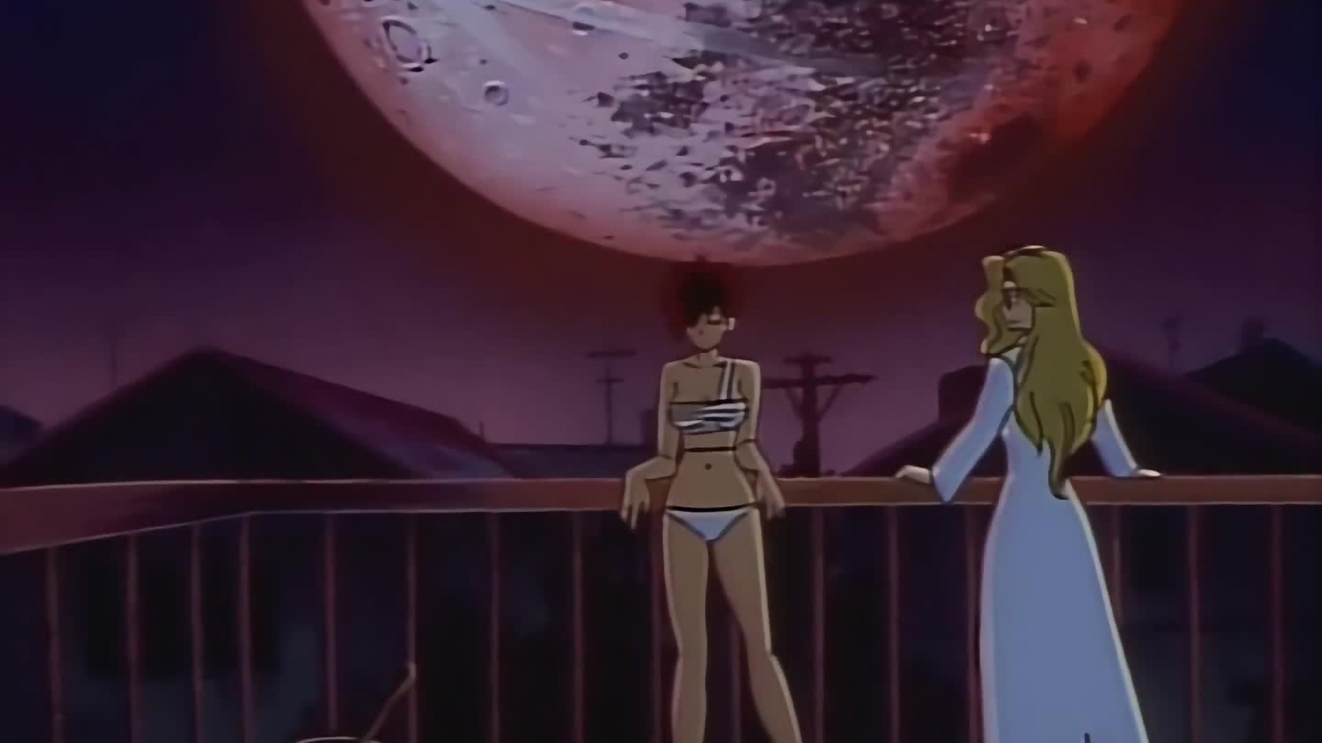 хентай школьница-вампир сражается с секс-демонами