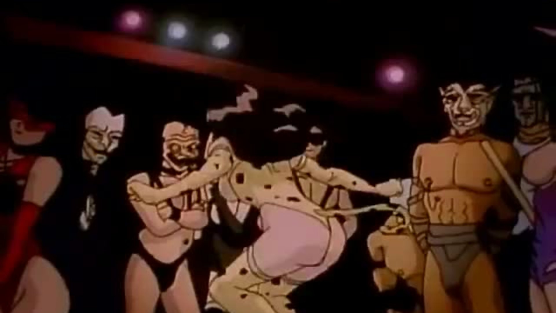 Hentai slave girls gangbanged at wild party