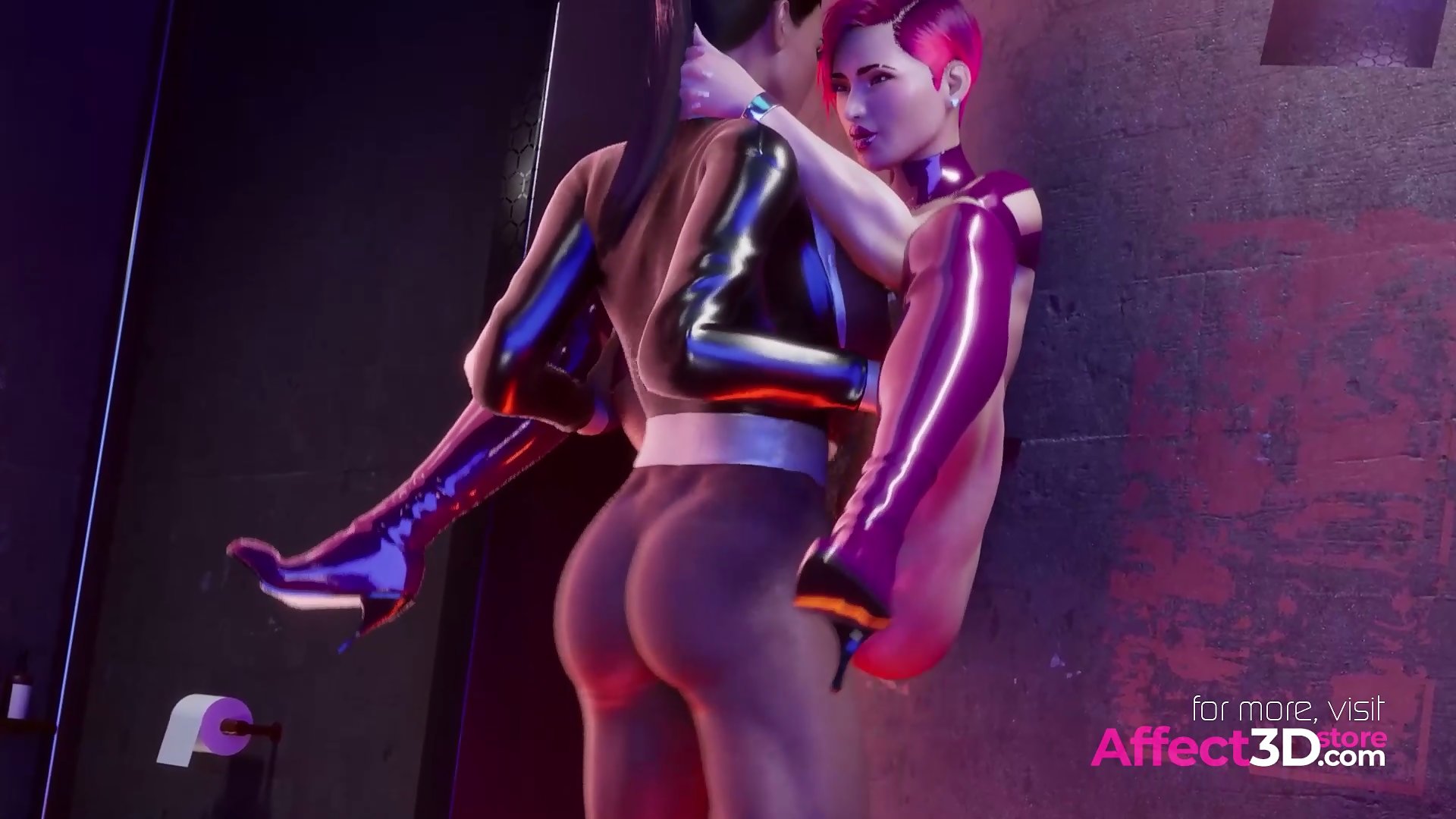 Futanari gloryhole hook-up with club slut