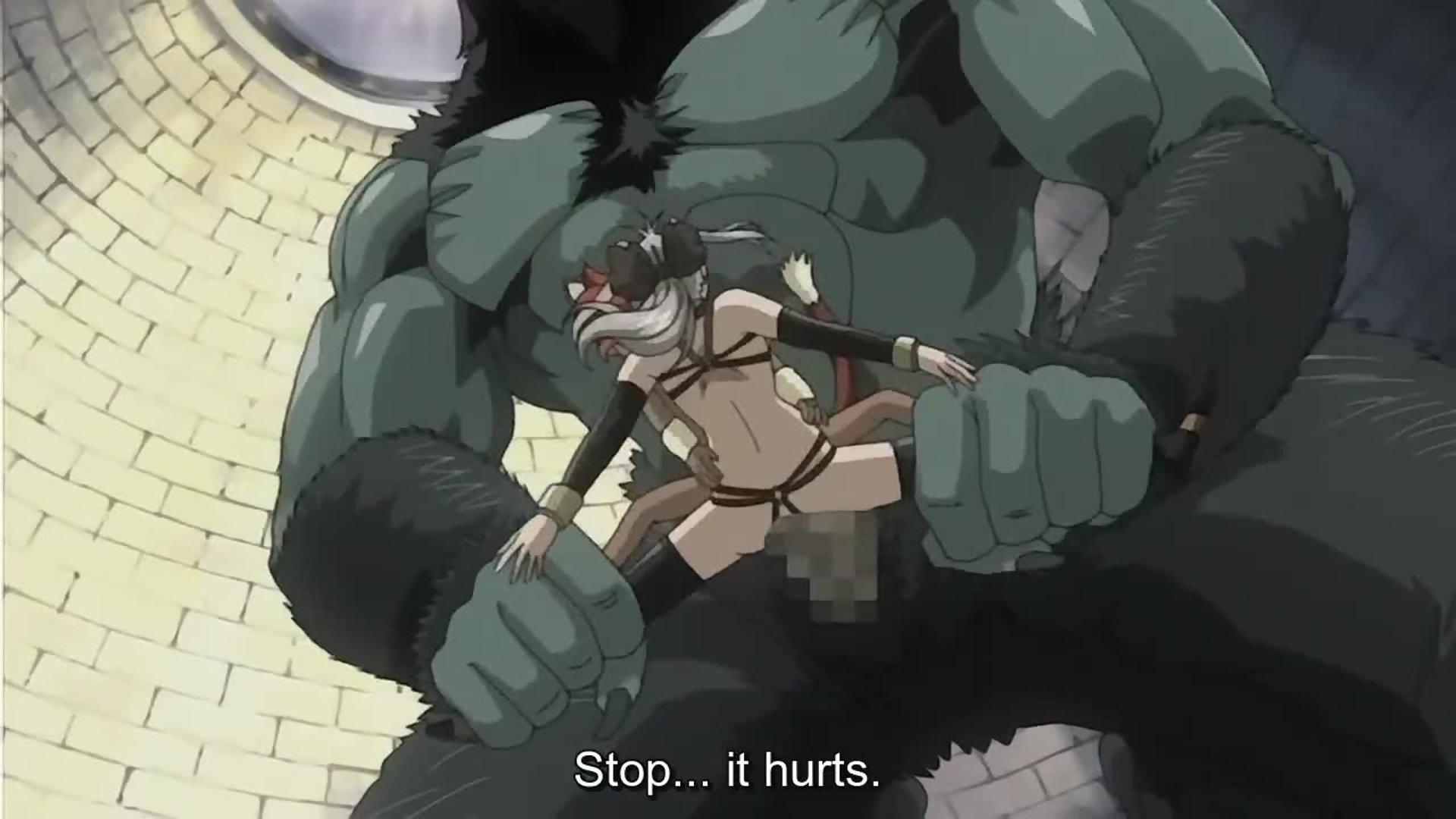 الأميرة ليليا والقطة فتية تُخترقن بأعضاء شياطين ضخمة