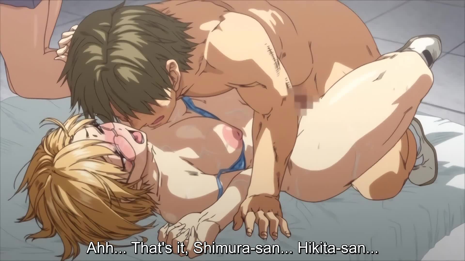 оргия хентай-школьниц с трахнутой старостой