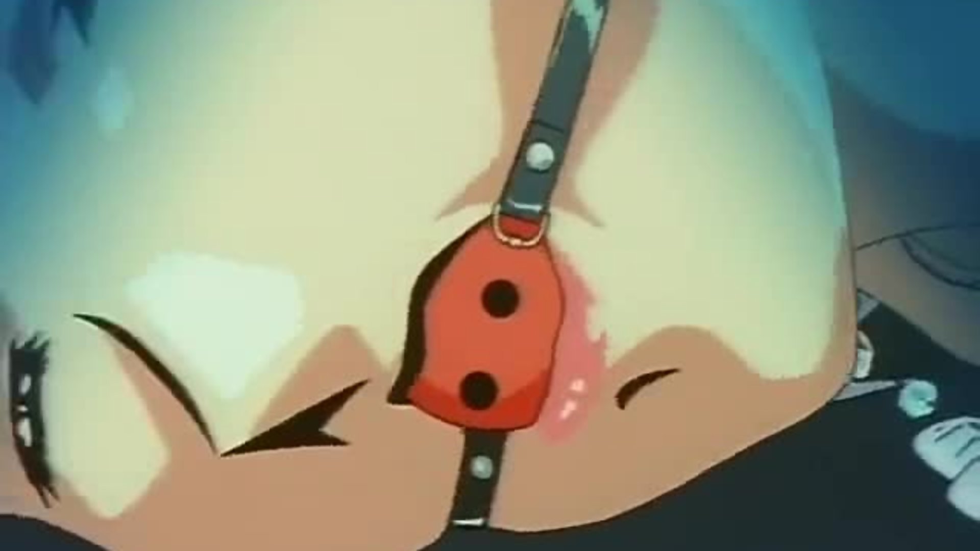 Hot hentai mom deepthroats, bound and fetish fucked on desert island