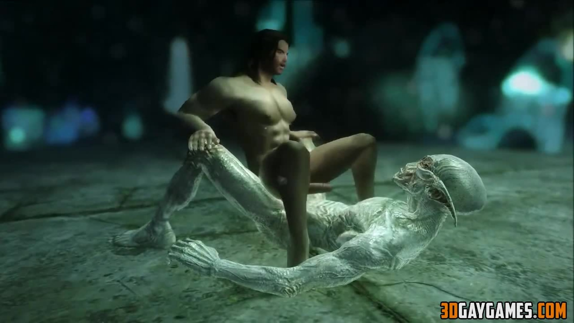 محارب مثليت يُنَكَح من قبل مخلوقات الكهف