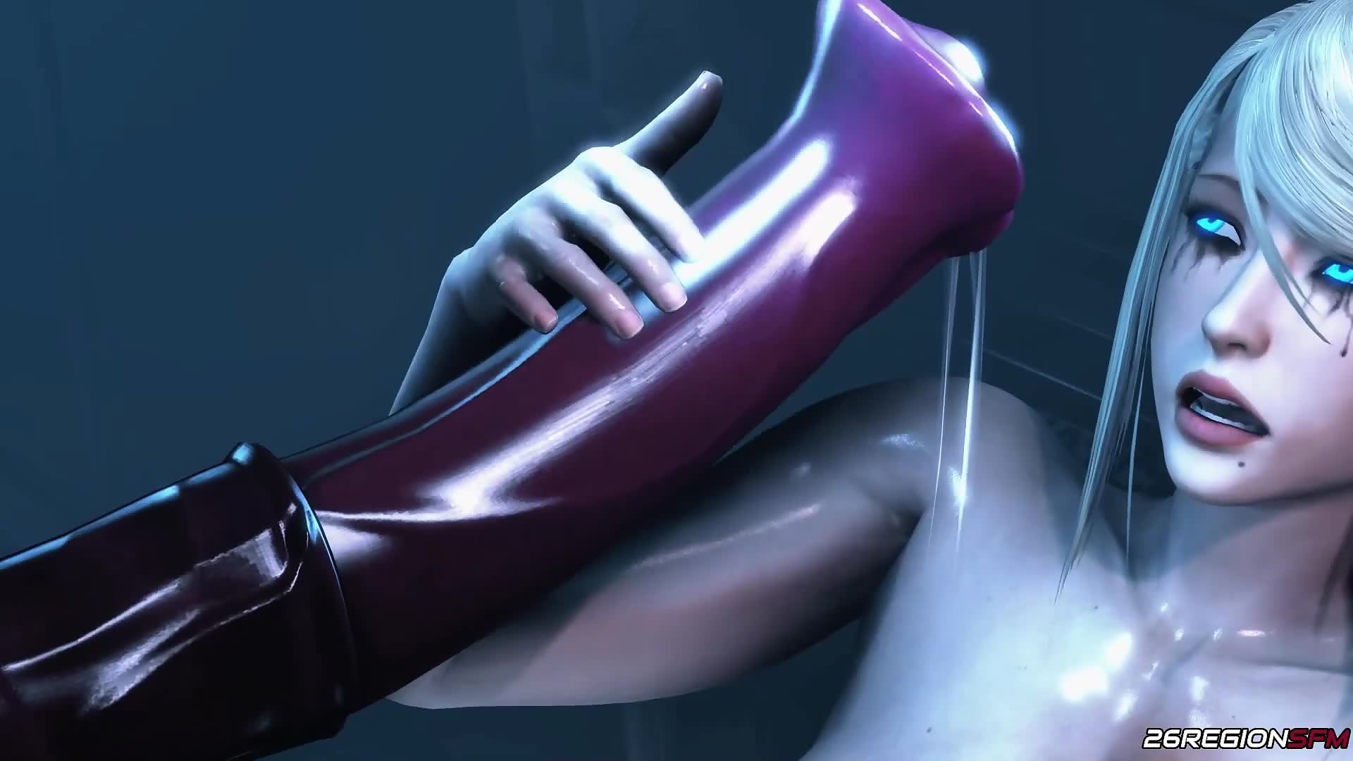 Samus aran alien monster gangbang with huge dicks