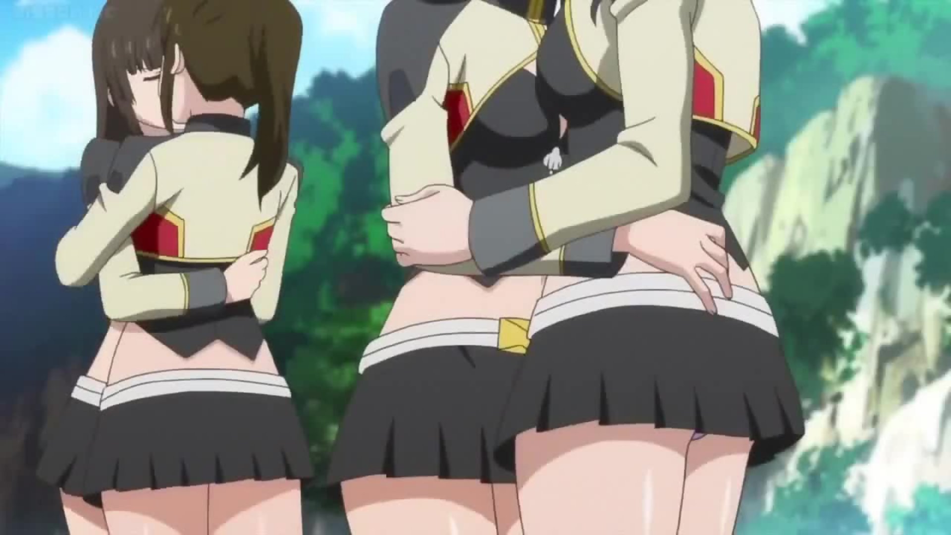 Sexy yuri-lesben-valkyrie-drive-kompilation unzensiert