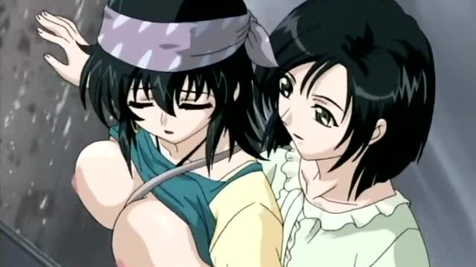 Teen girl no panties train yuri fingered by girl